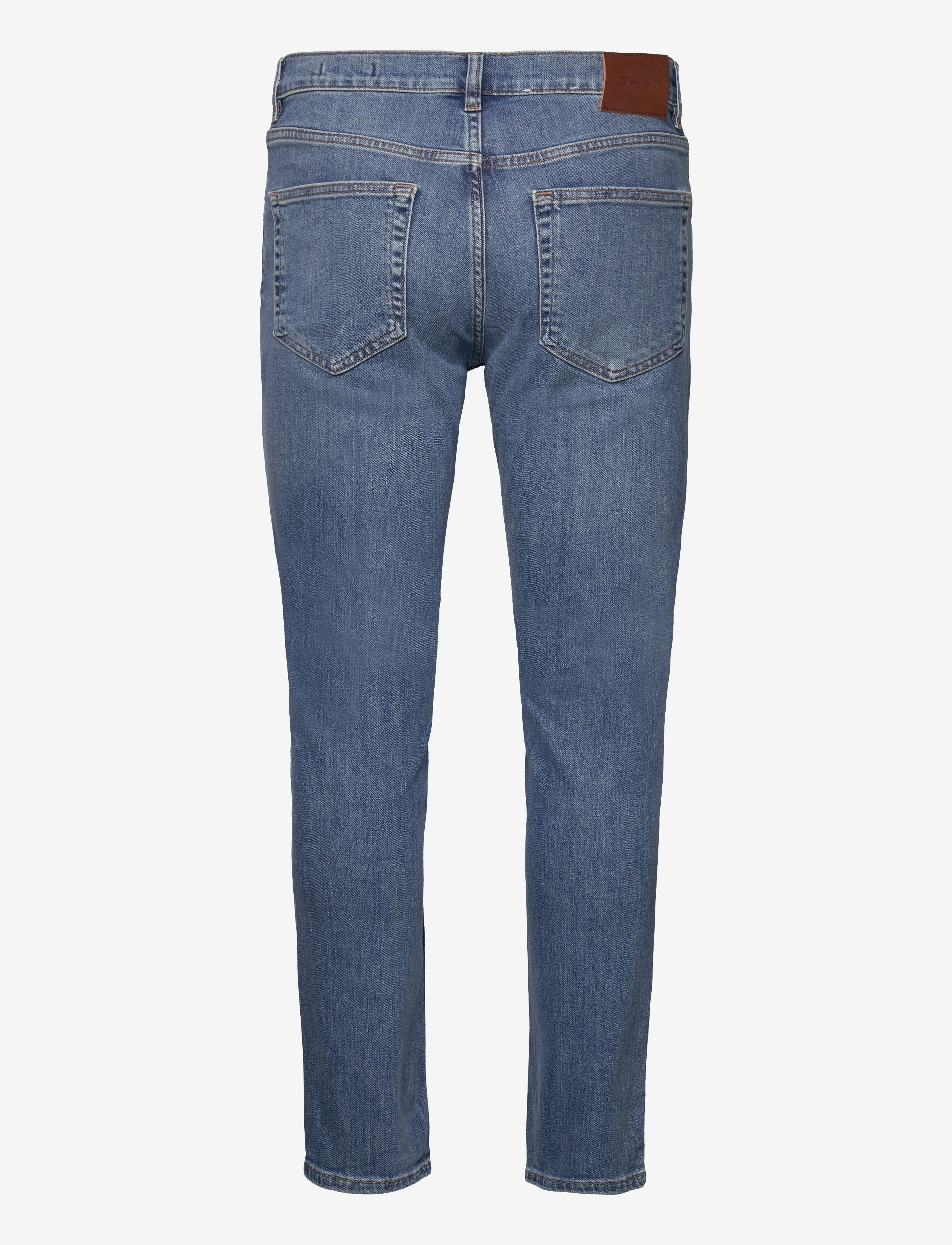 Gant - SLIM GANT JEANS - aptempti džinsai - mid blue worn in - 2
