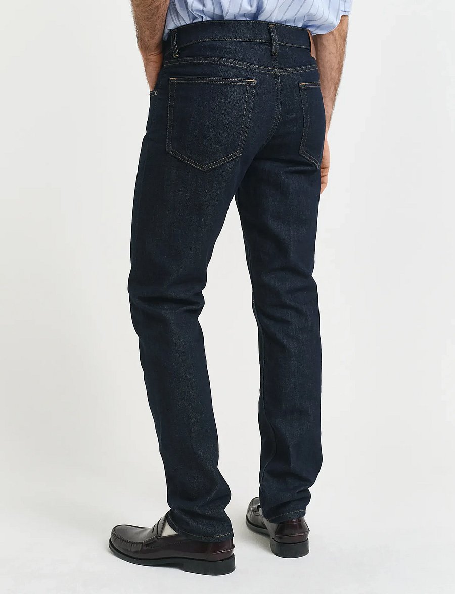 Gant - REGULAR GANT JEANS - regular jeans - dark blue - 3