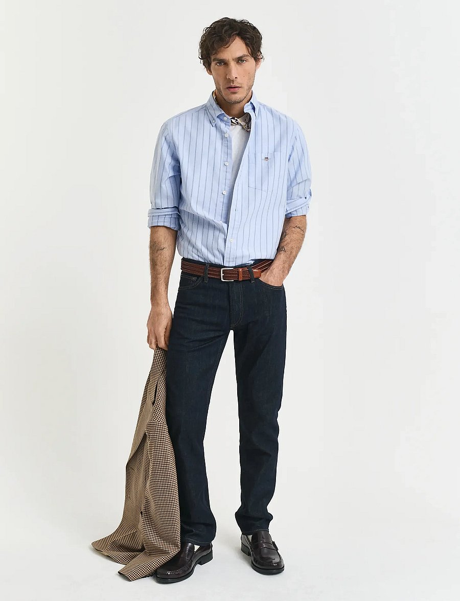 Gant - REGULAR GANT JEANS - regular jeans - dark blue - 5