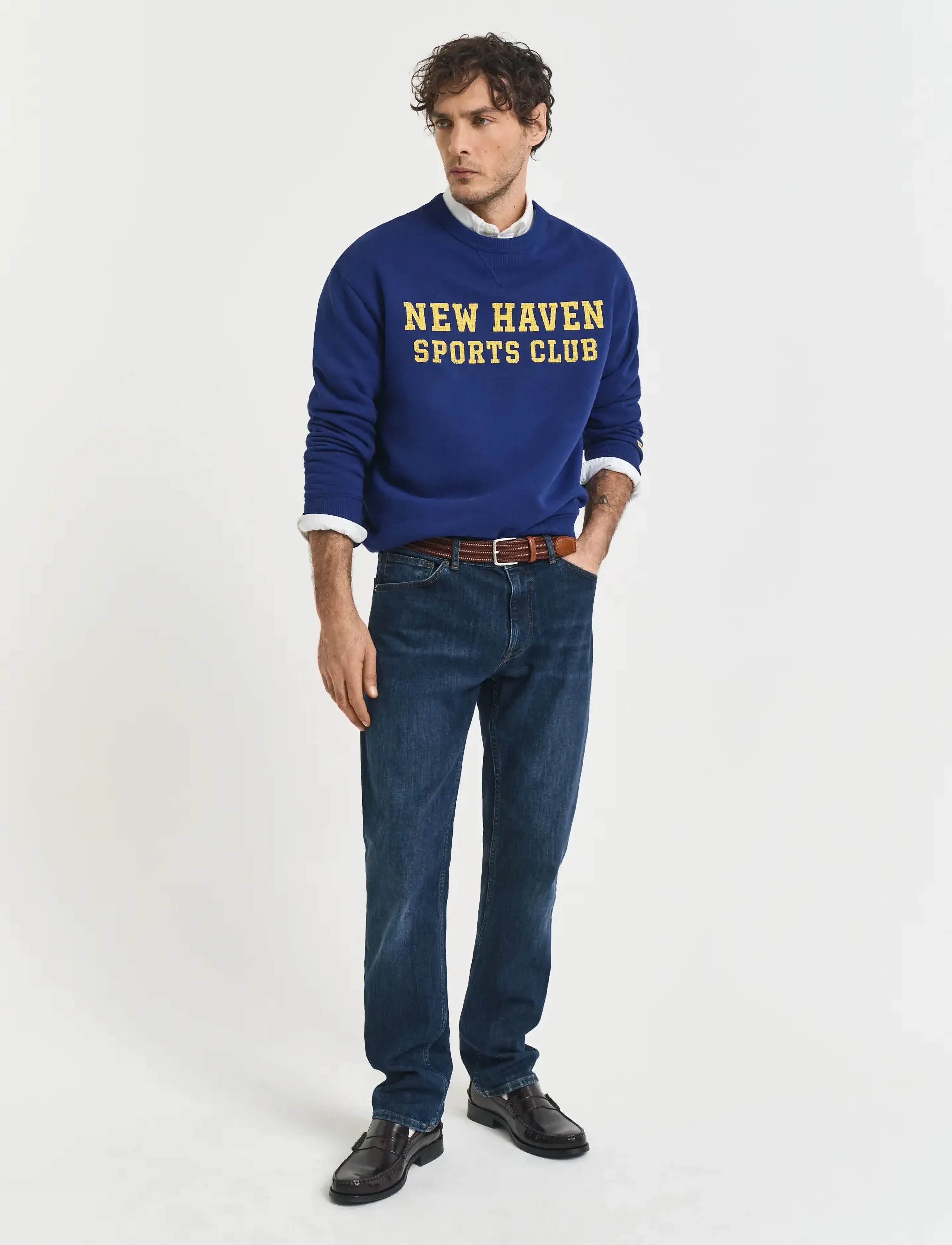 Gant Regular Gant Jeans, 31 x 32, Blue, Jeans > Almindelige, Herre