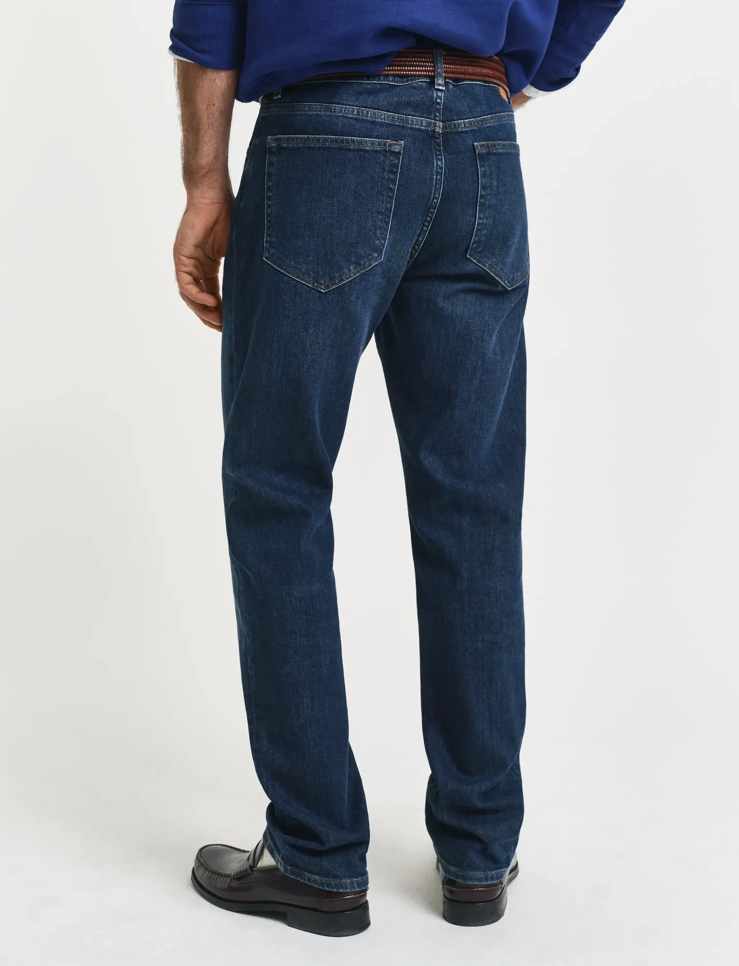 Gant - REGULAR GANT JEANS - regular jeans - dark blue worn in - 3