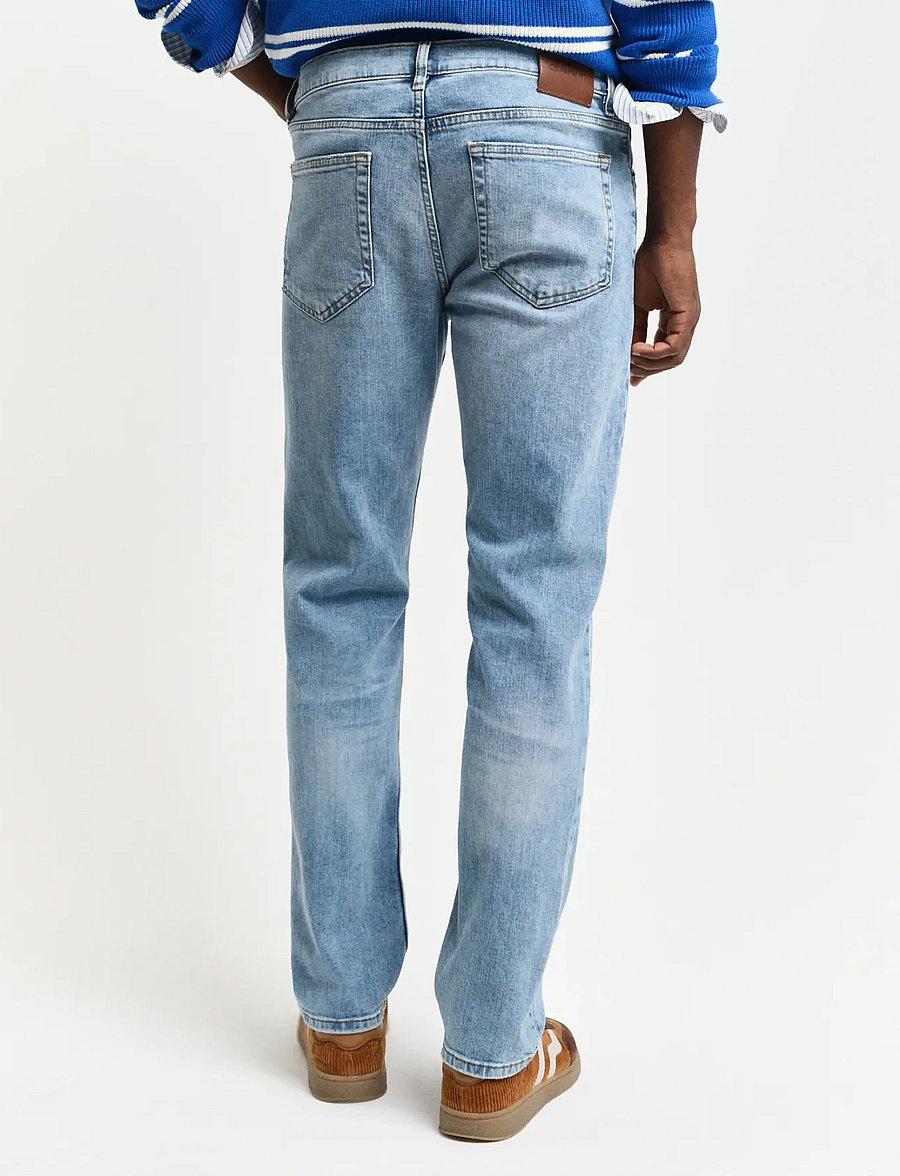 Gant - REGULAR GANT JEANS - normale jeans - light blue vintage - 3