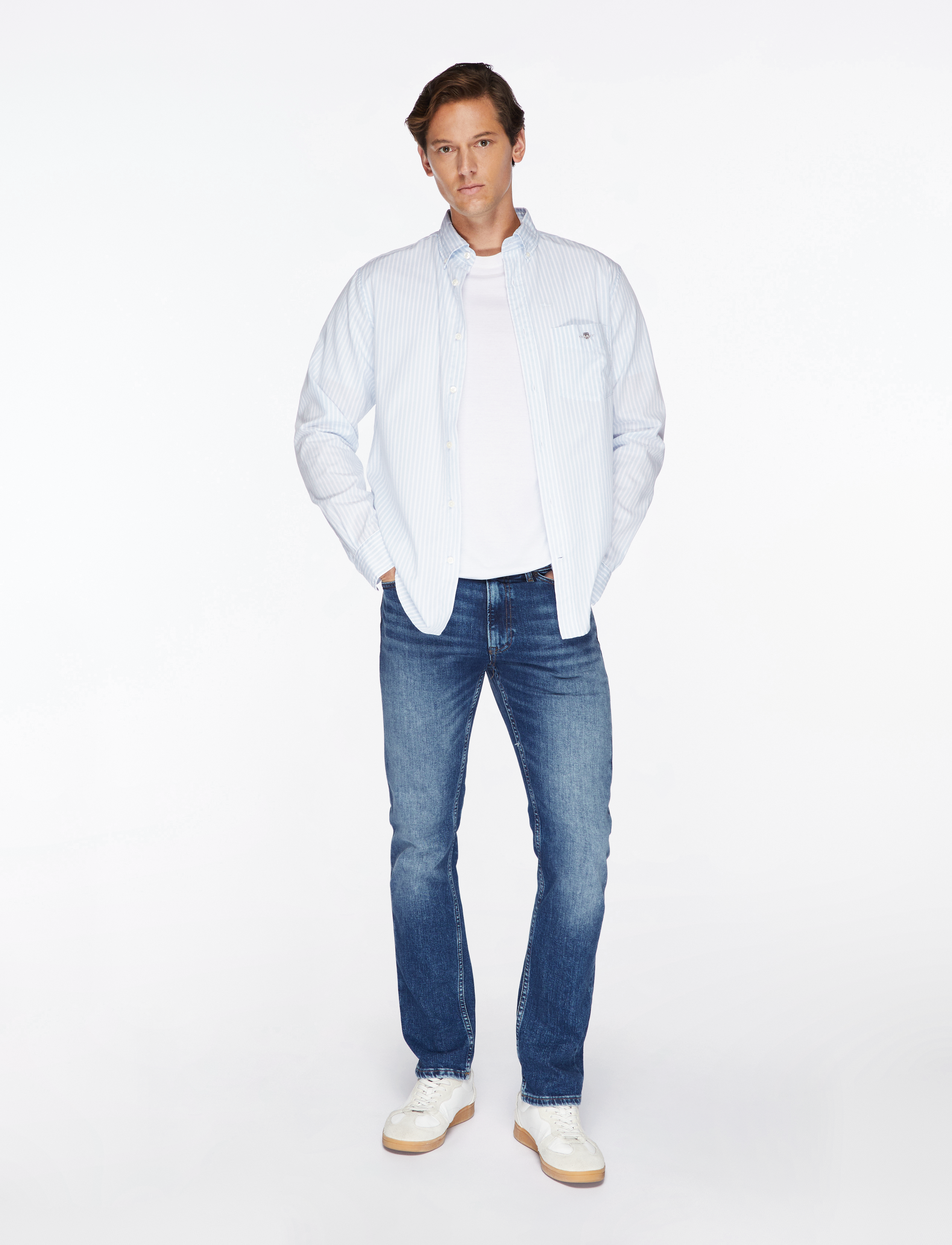 Gant - REGULAR GANT JEANS - regular jeans - mid blue vintage - 2