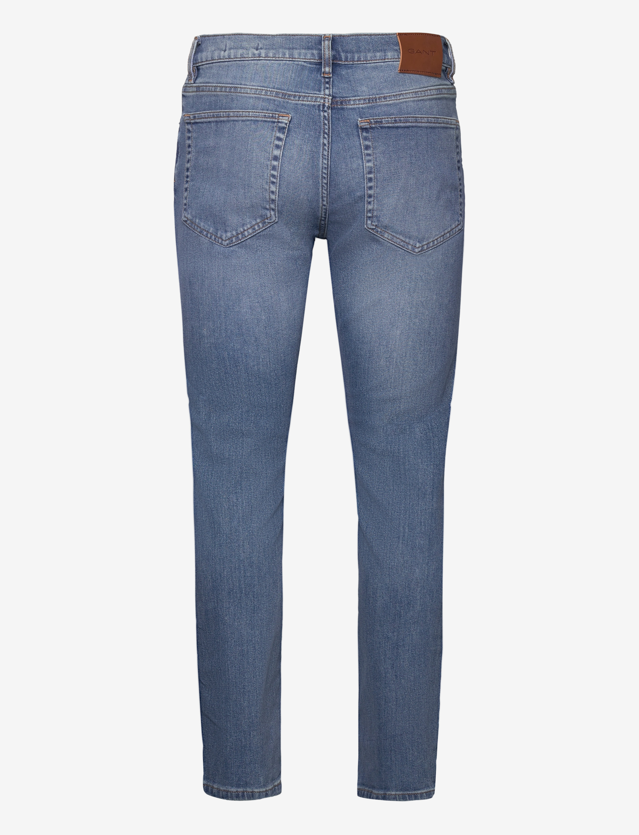 Gant - REGULAR GANT JEANS - regular jeans - mid blue worn in - 2