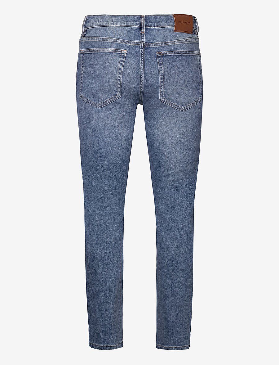 Gant - REGULAR GANT JEANS - regular jeans - mid blue worn in - 2