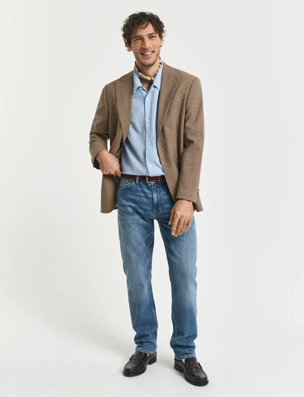 GANT - REGULAR GANT JEANS - regular jeans - mid blue worn in - 0
