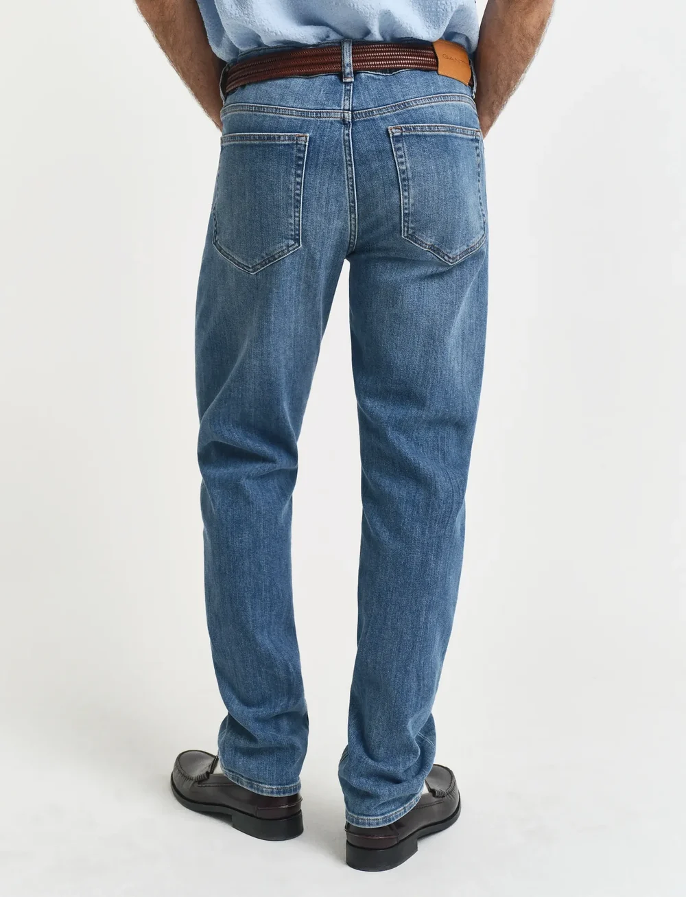 GANT - REGULAR GANT JEANS - regular jeans - mid blue worn in - 3