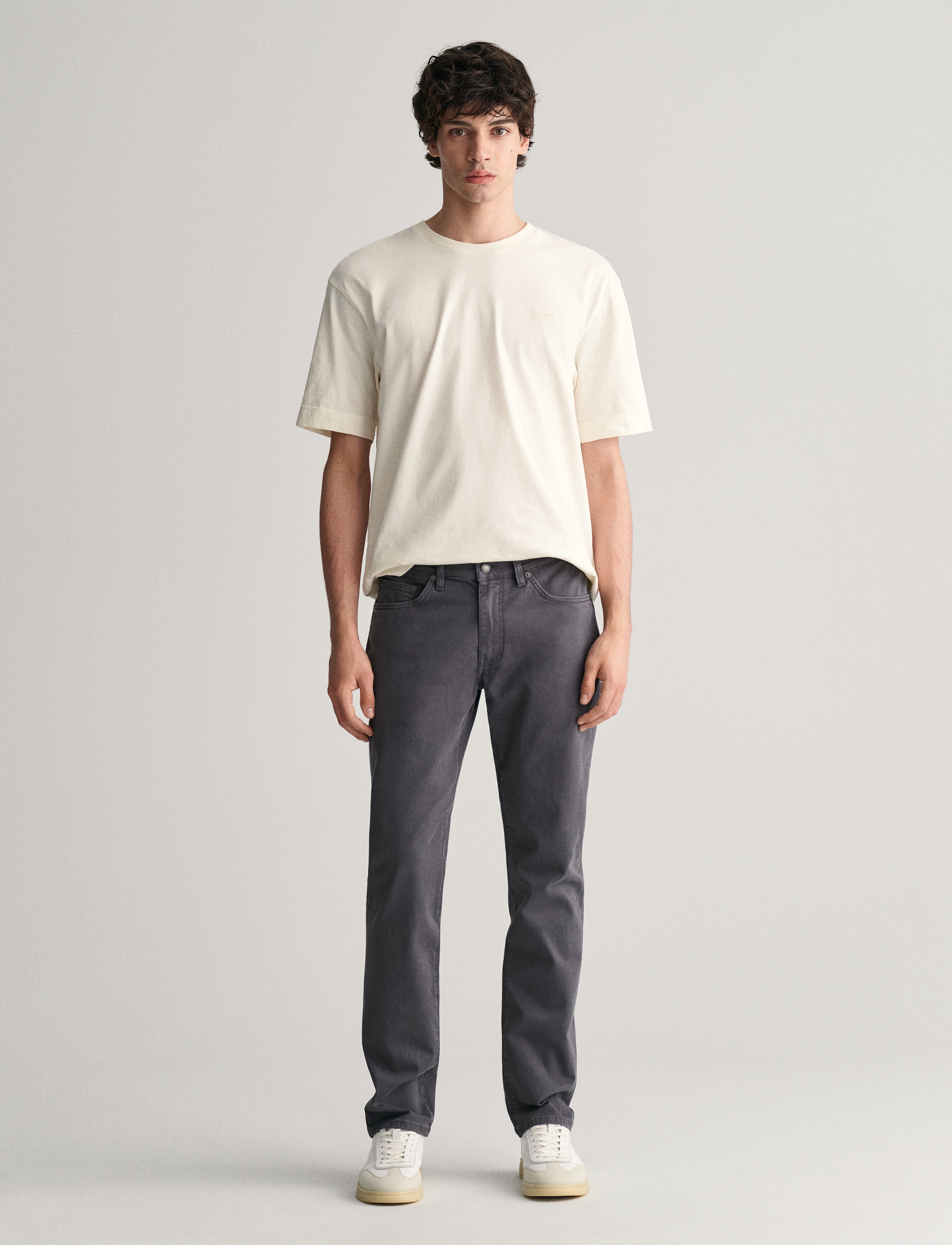 Gant SLIM DESERT JEANS - Slim jeans - ANTRACITE / grey