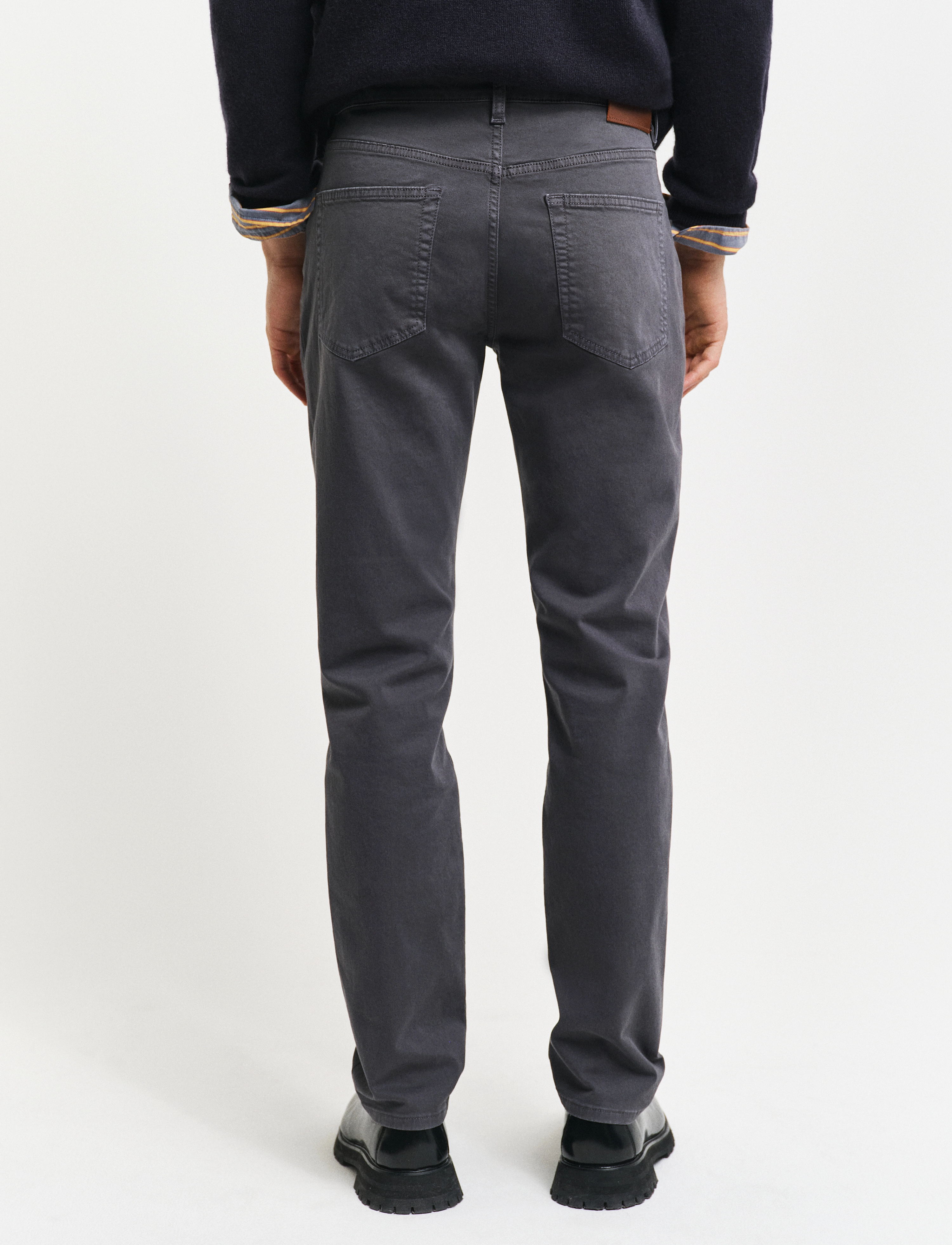 Gant - SLIM DESERT JEANS - slim jeans - antracite - 3