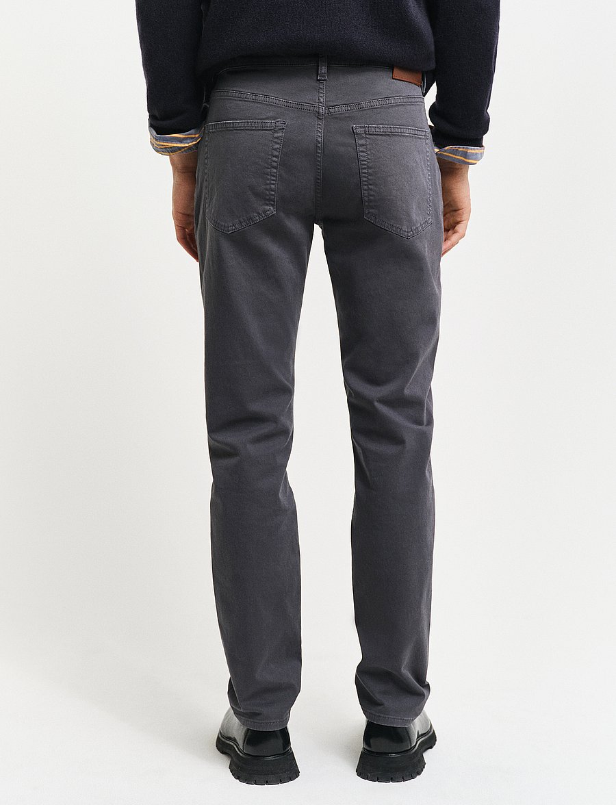Gant - SLIM DESERT JEANS - slim jeans - antracite - 3