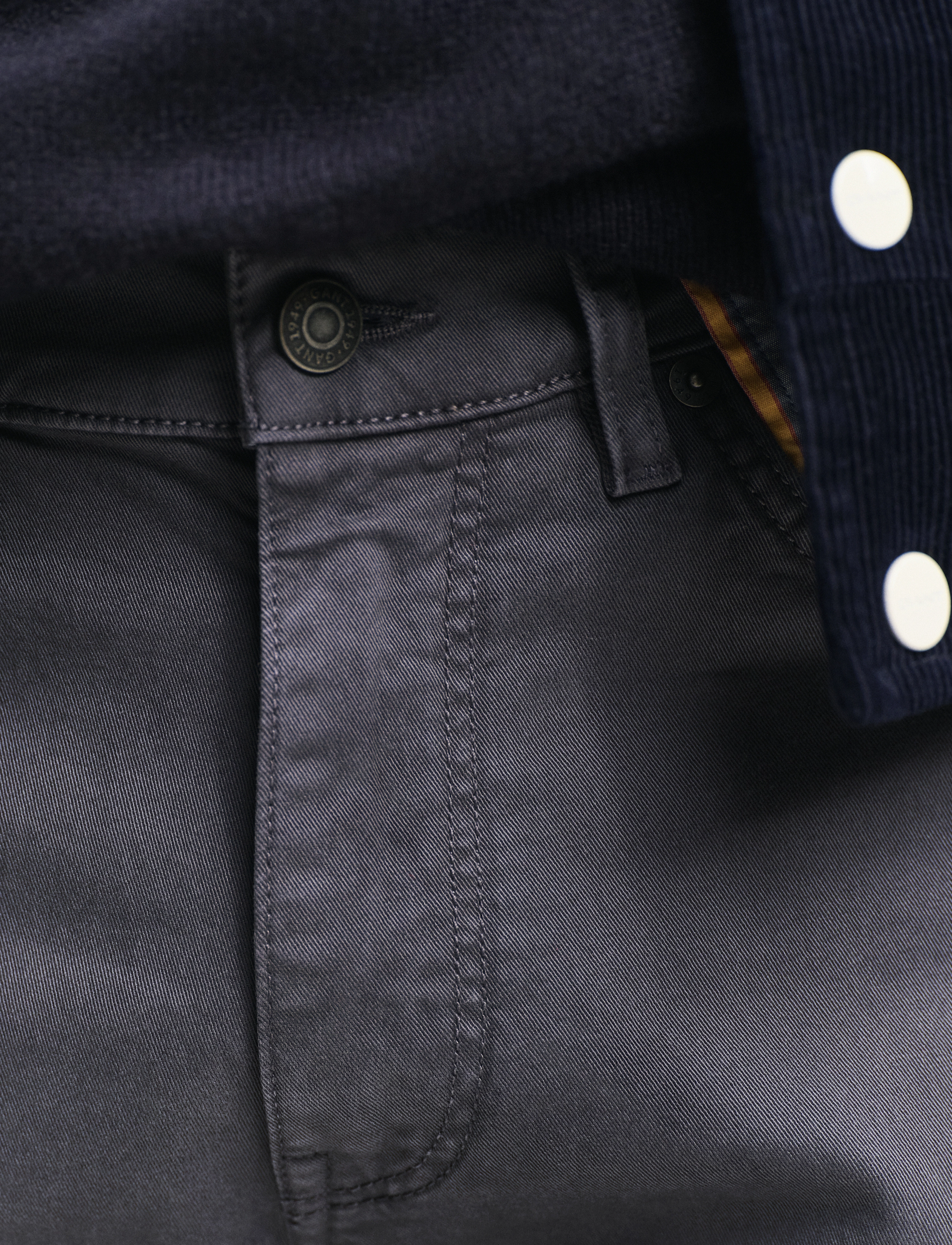 Gant - SLIM DESERT JEANS - slim jeans - antracite - 4