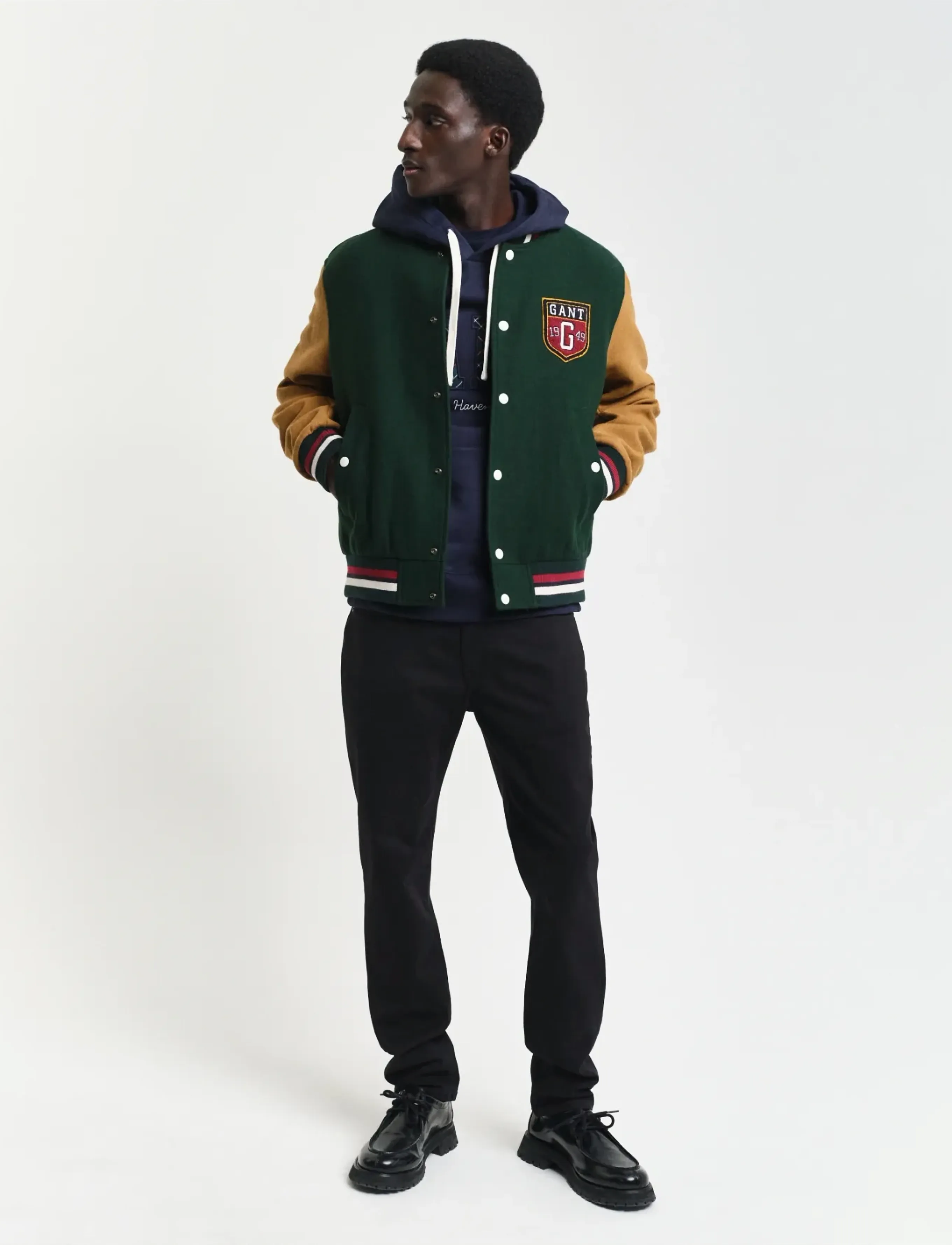 GANT SLIM DESERT JEANS - Jeansmode - BLACK / black