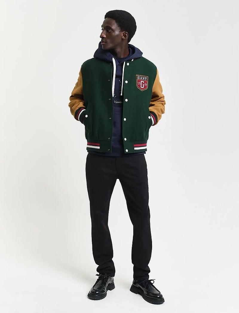 GANT - SLIM DESERT JEANS - slim jeans - black - 0