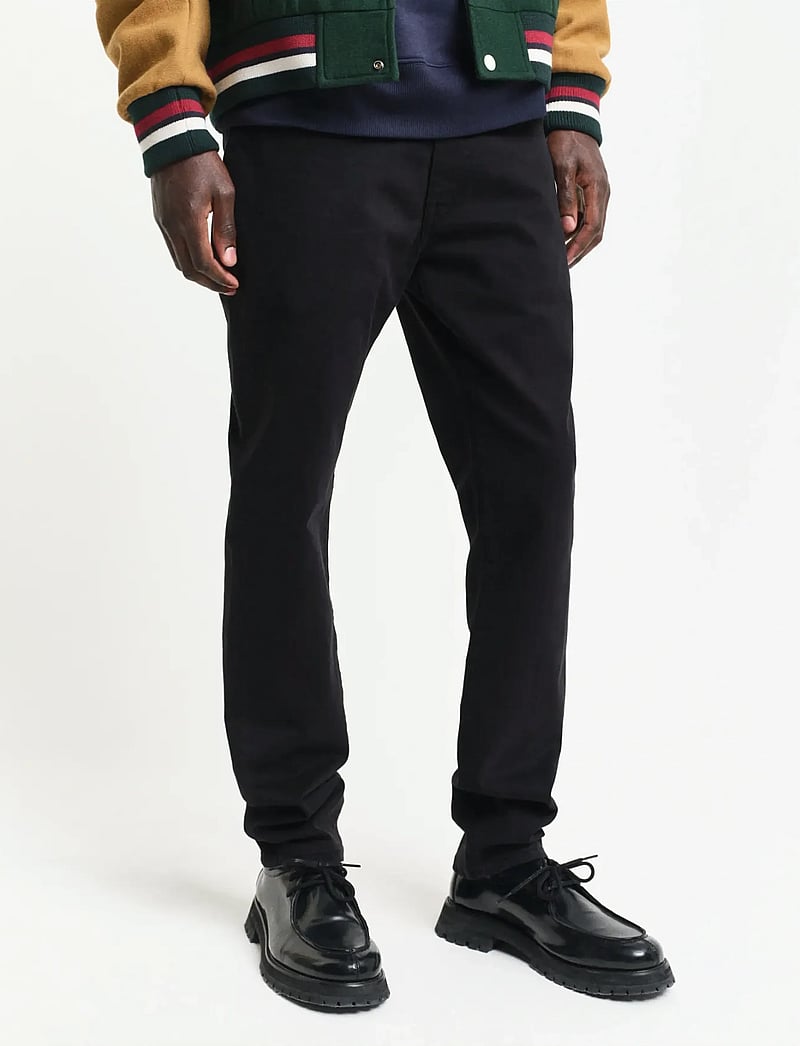 GANT - SLIM DESERT JEANS - slim jeans - black - 4