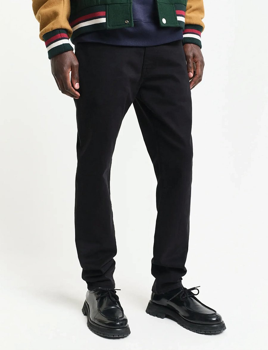 Gant - SLIM DESERT JEANS - slim jeans - black - 4