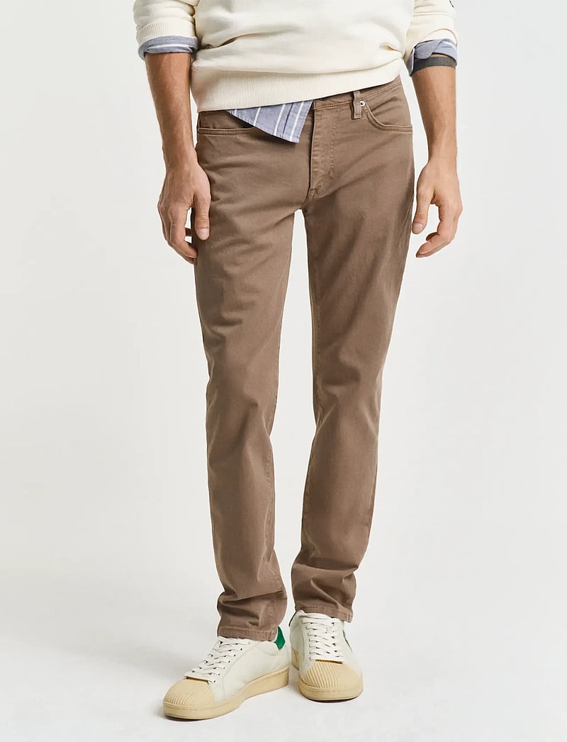 Gant - SLIM DESERT JEANS - slim jeans - desert brown - 4