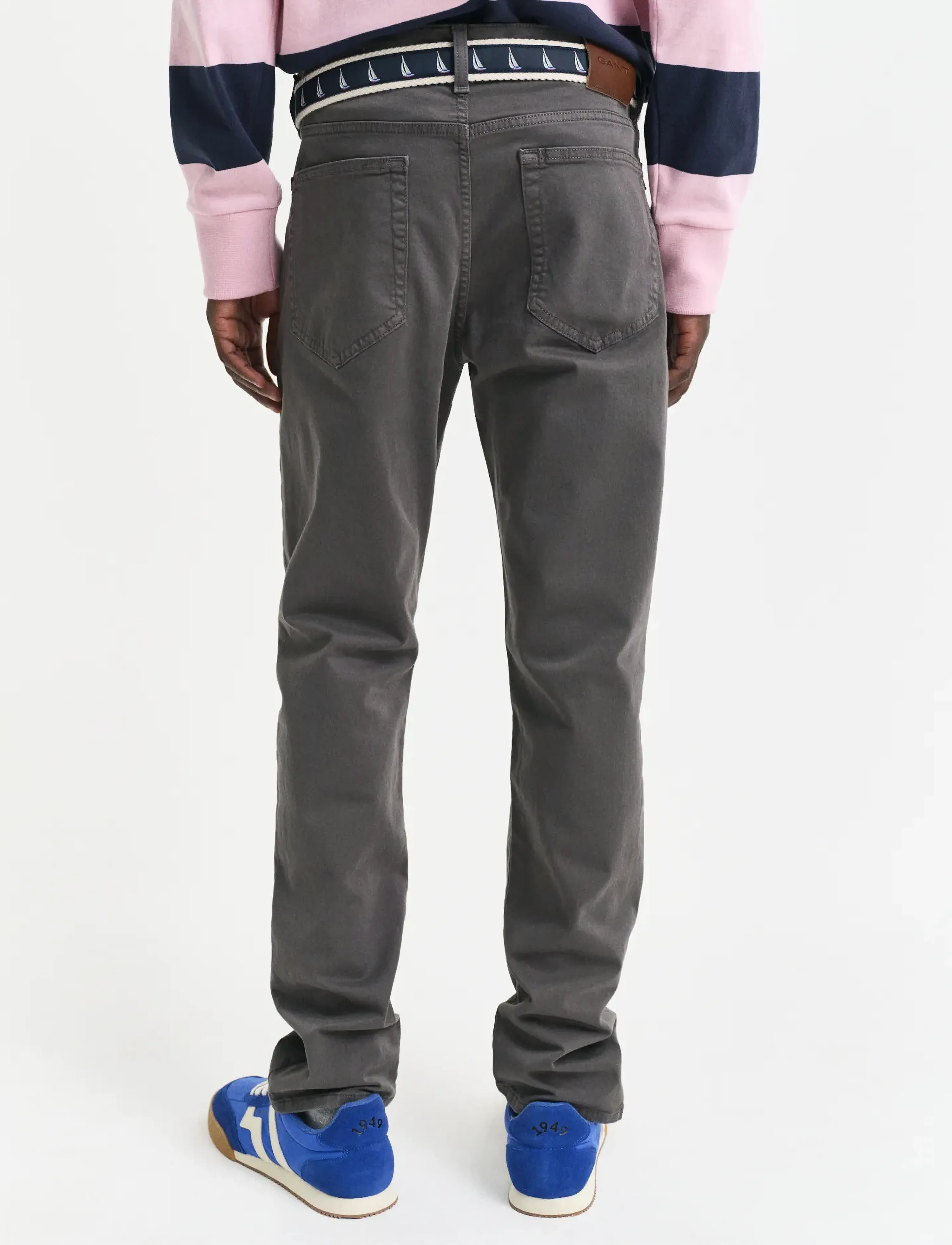 Gant - REGULAR DESERT JEANS - bukser & jeans - antracite - 3