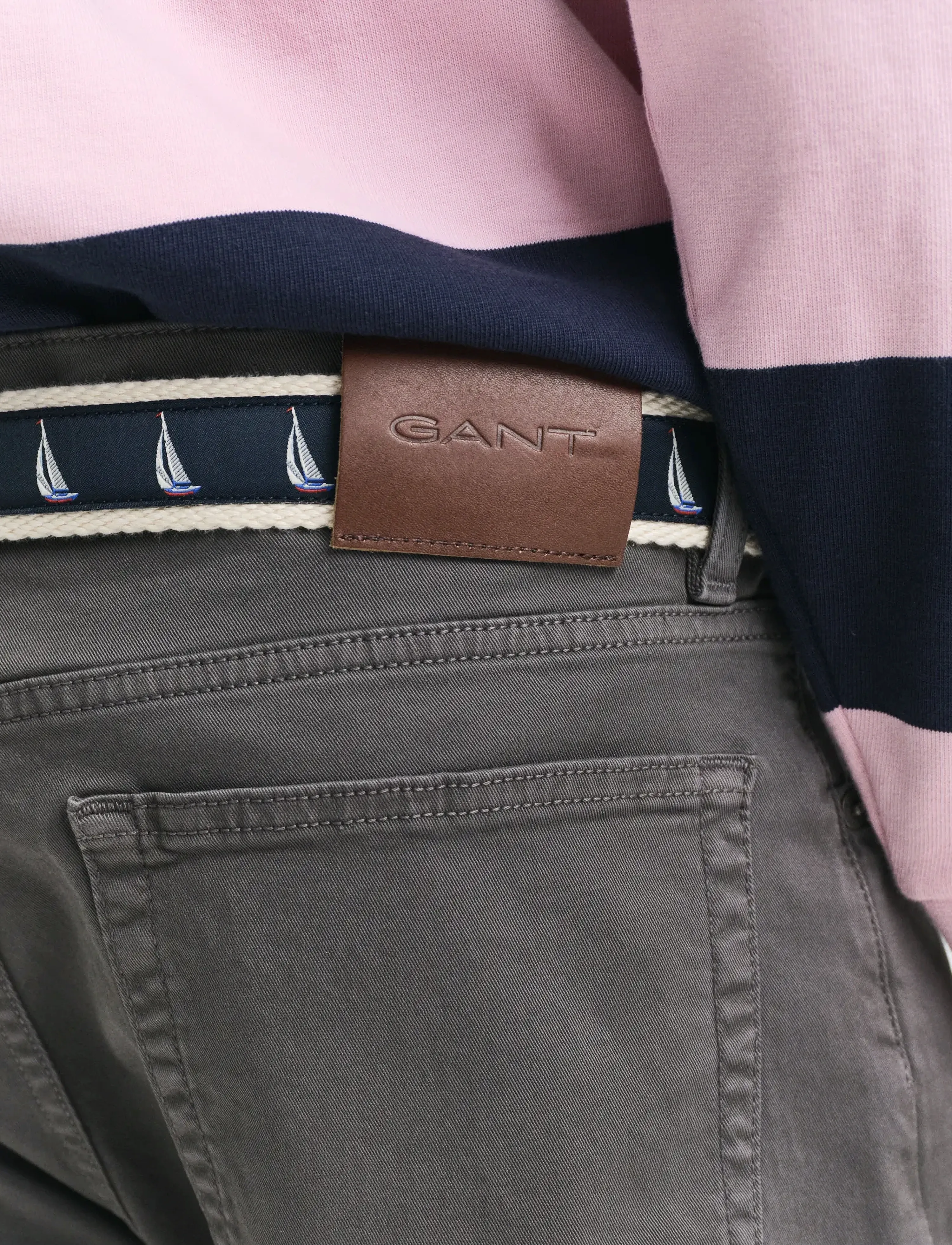Gant - REGULAR DESERT JEANS - bukser & jeans - antracite - 4