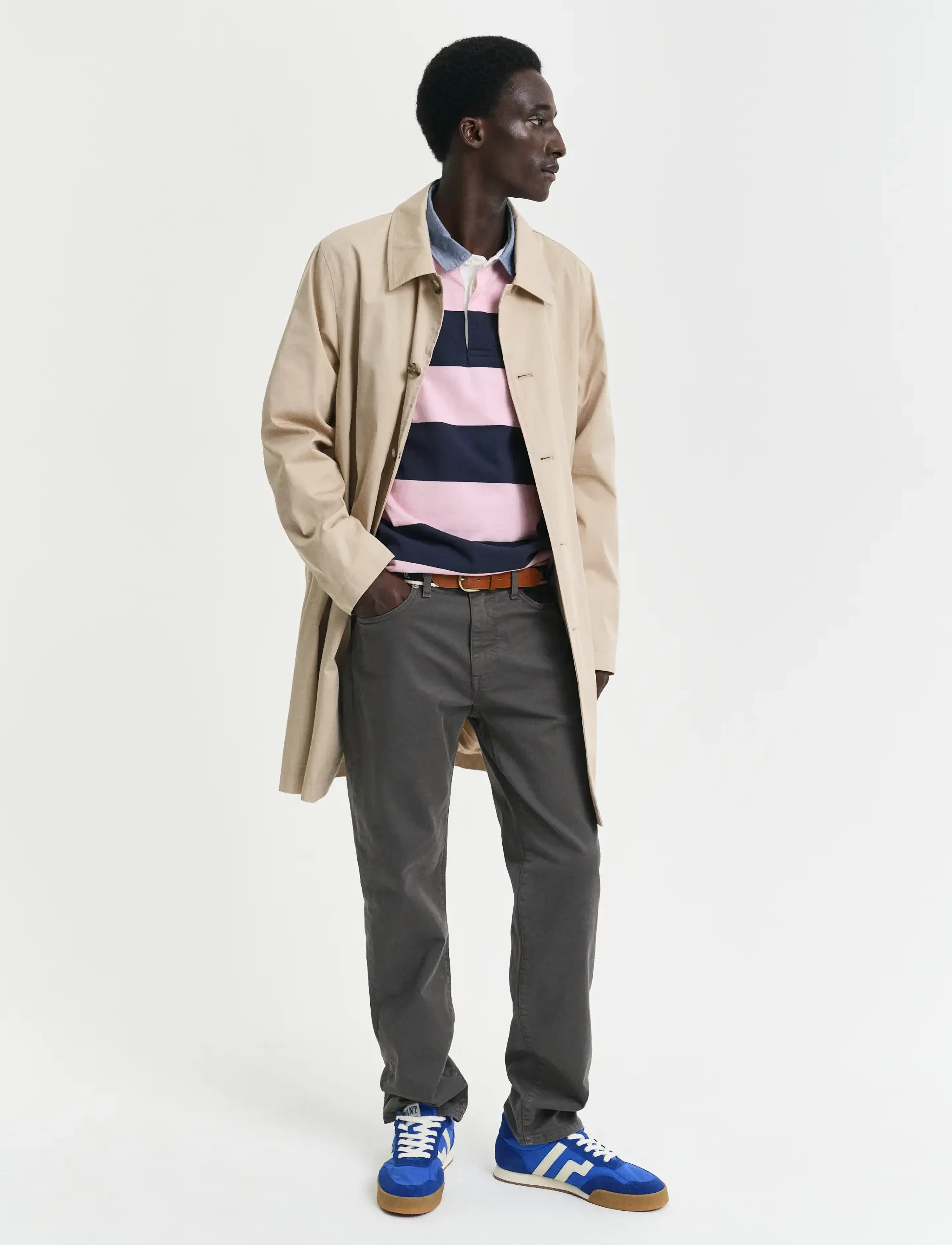 Gant - REGULAR DESERT JEANS - bukser & jeans - antracite - 5