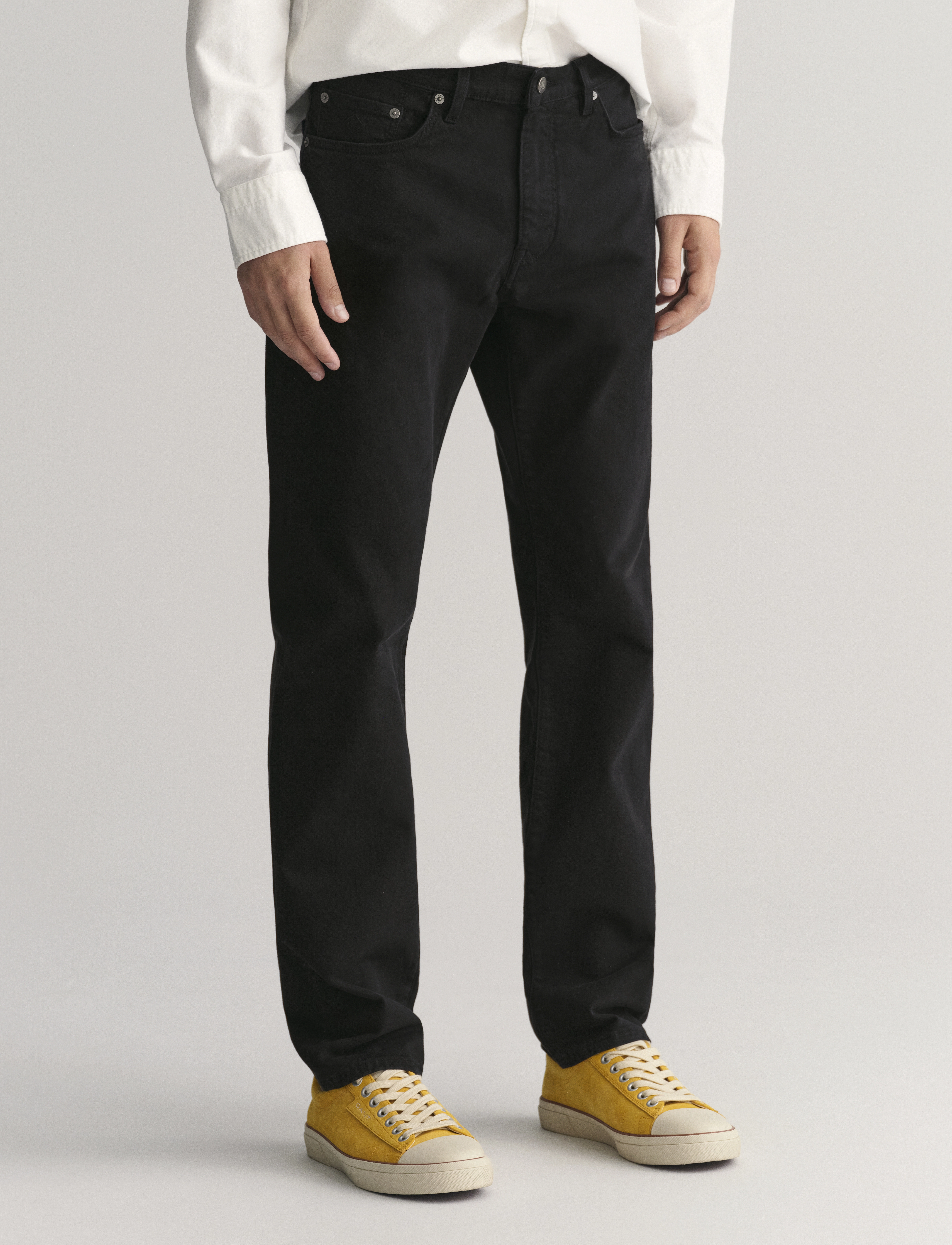 Gant Regular Desert Jeans, 32 x 32, Black, Jeans > Almindelige, Herre