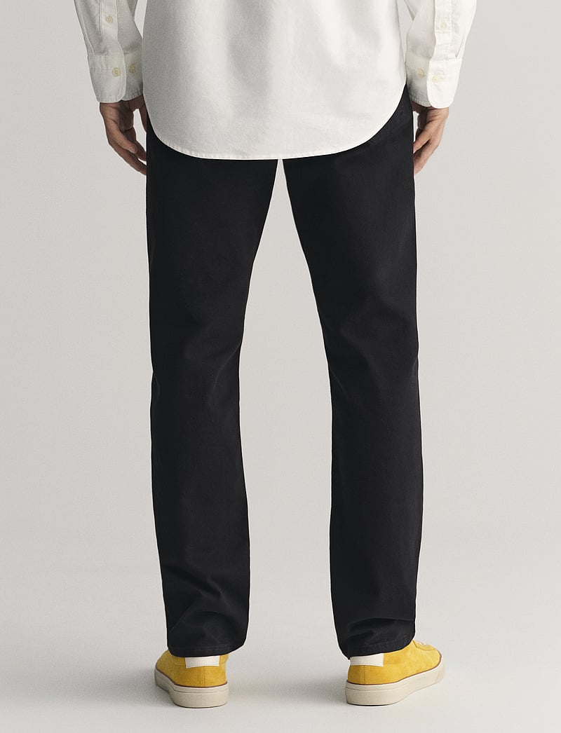 GANT - REGULAR DESERT JEANS - regular jeans - black - 3