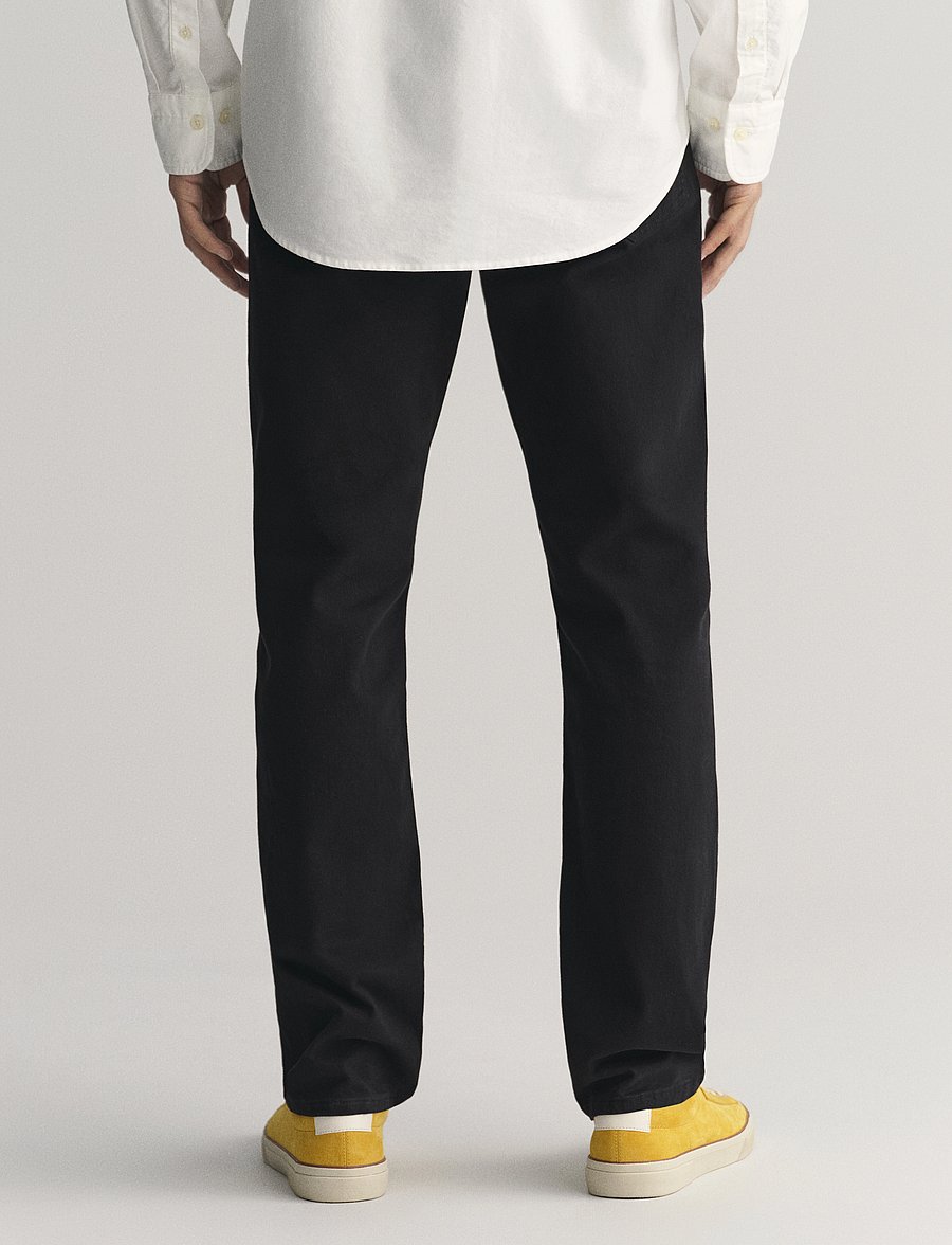 Gant - REGULAR DESERT JEANS - regular jeans - black - 3