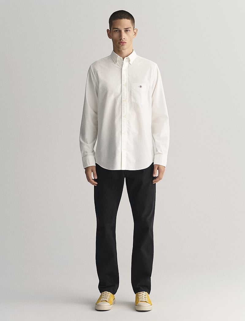 GANT - REGULAR DESERT JEANS - regular jeans - black - 4