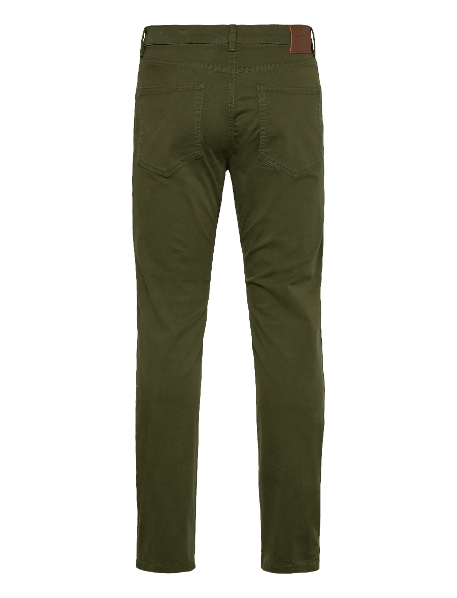 Gant - REGULAR DESERT JEANS - regular jeans - country green - 1