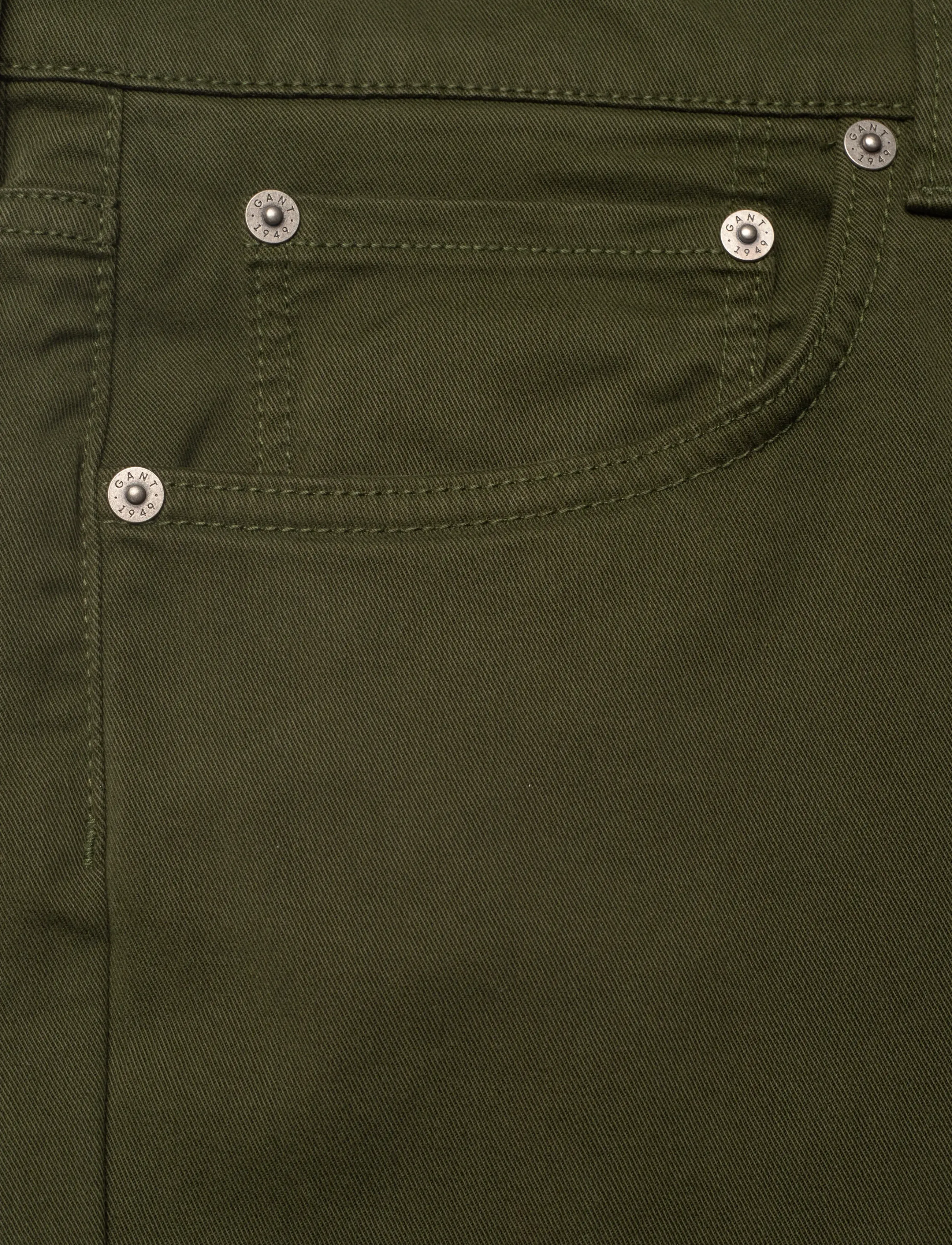 Gant - REGULAR DESERT JEANS - regular jeans - country green - 2