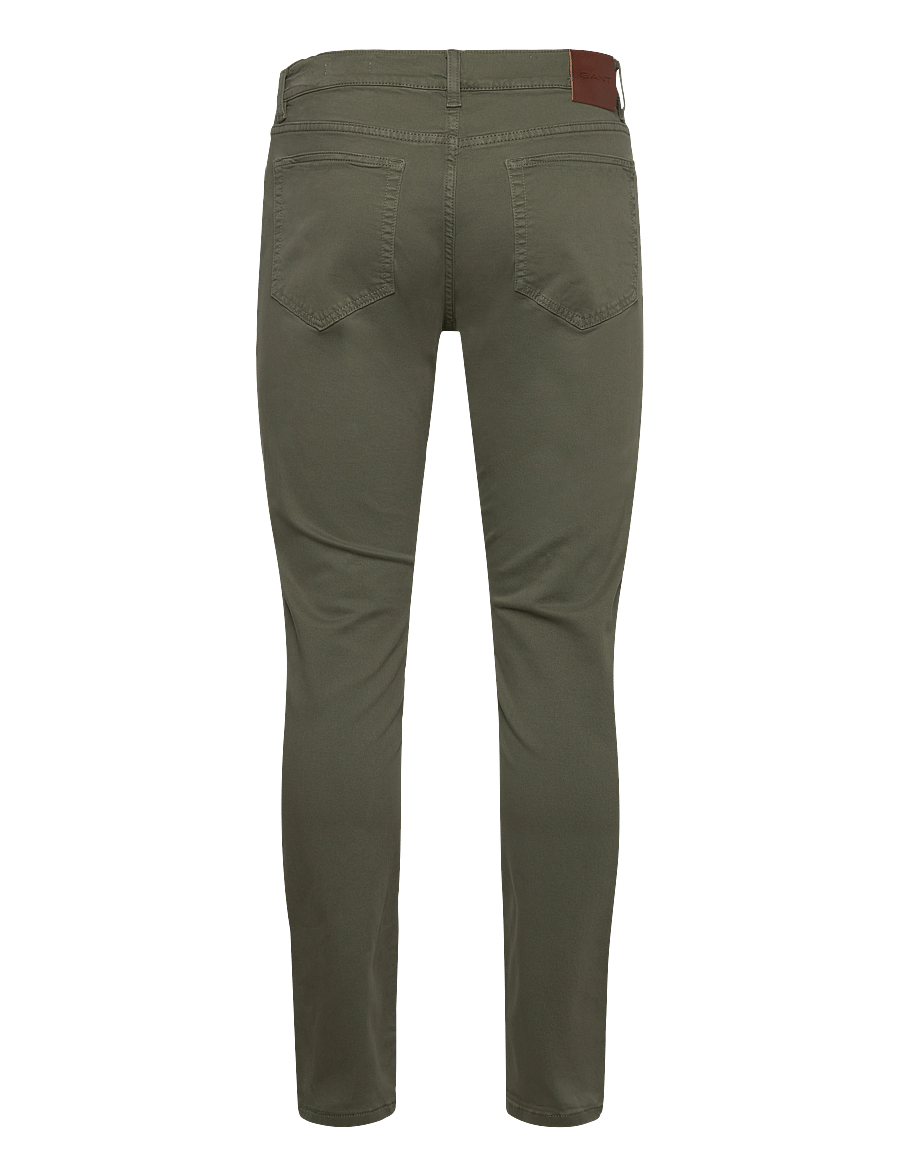 Gant - REGULAR DESERT JEANS - regular jeans - dark earthy green - 2