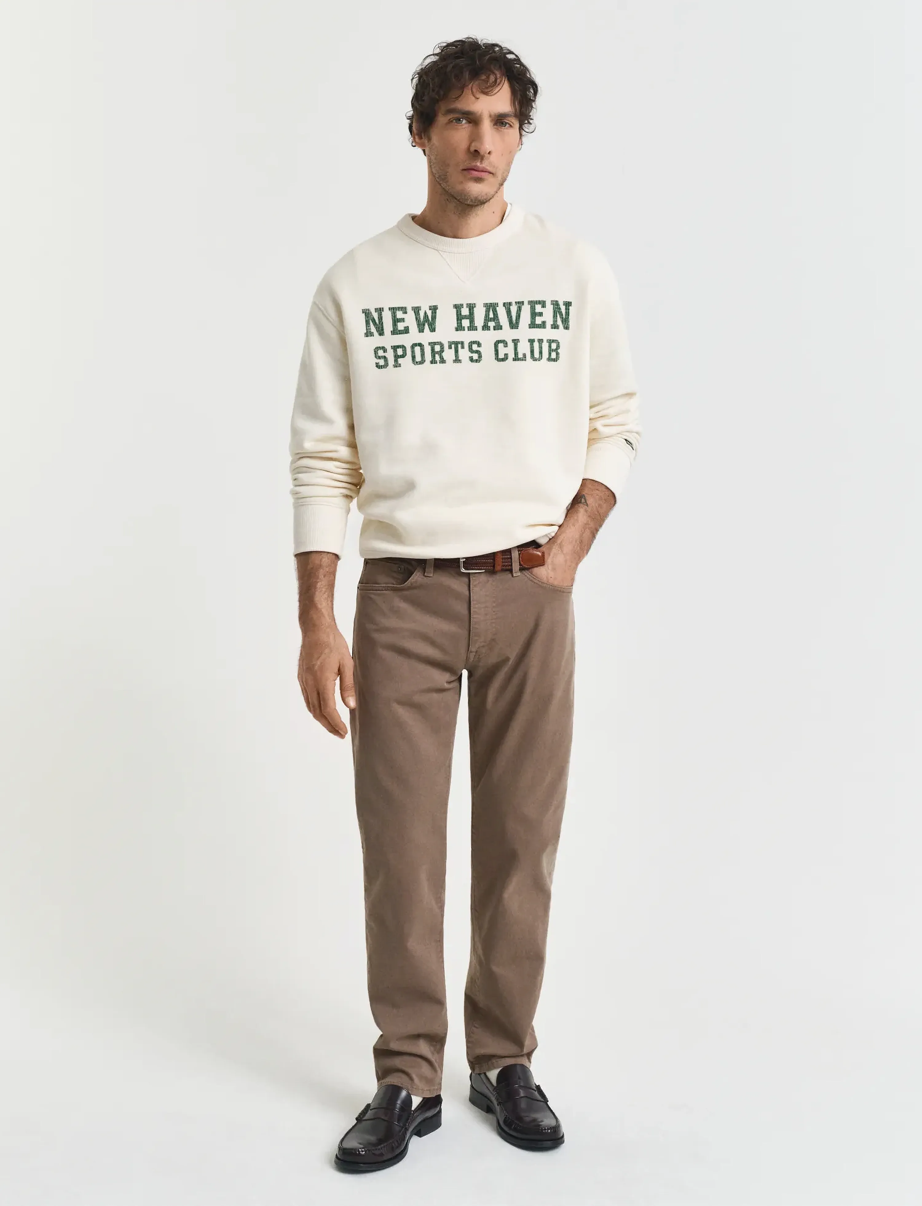 GANT REGULAR DESERT JEANS - Jeans - DESERT BROWN / brown