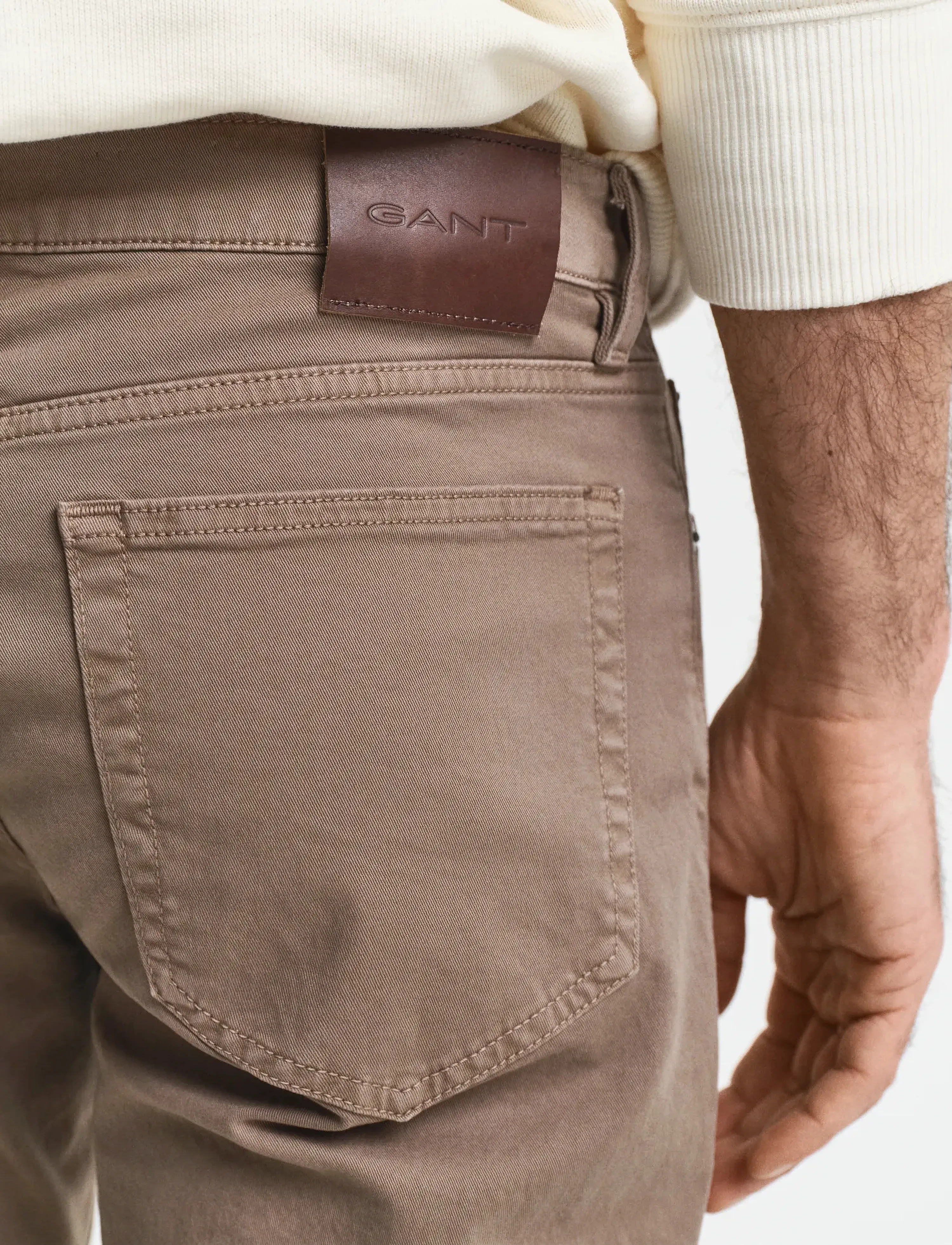 Gant - REGULAR DESERT JEANS - regular jeans - desert brown - 4