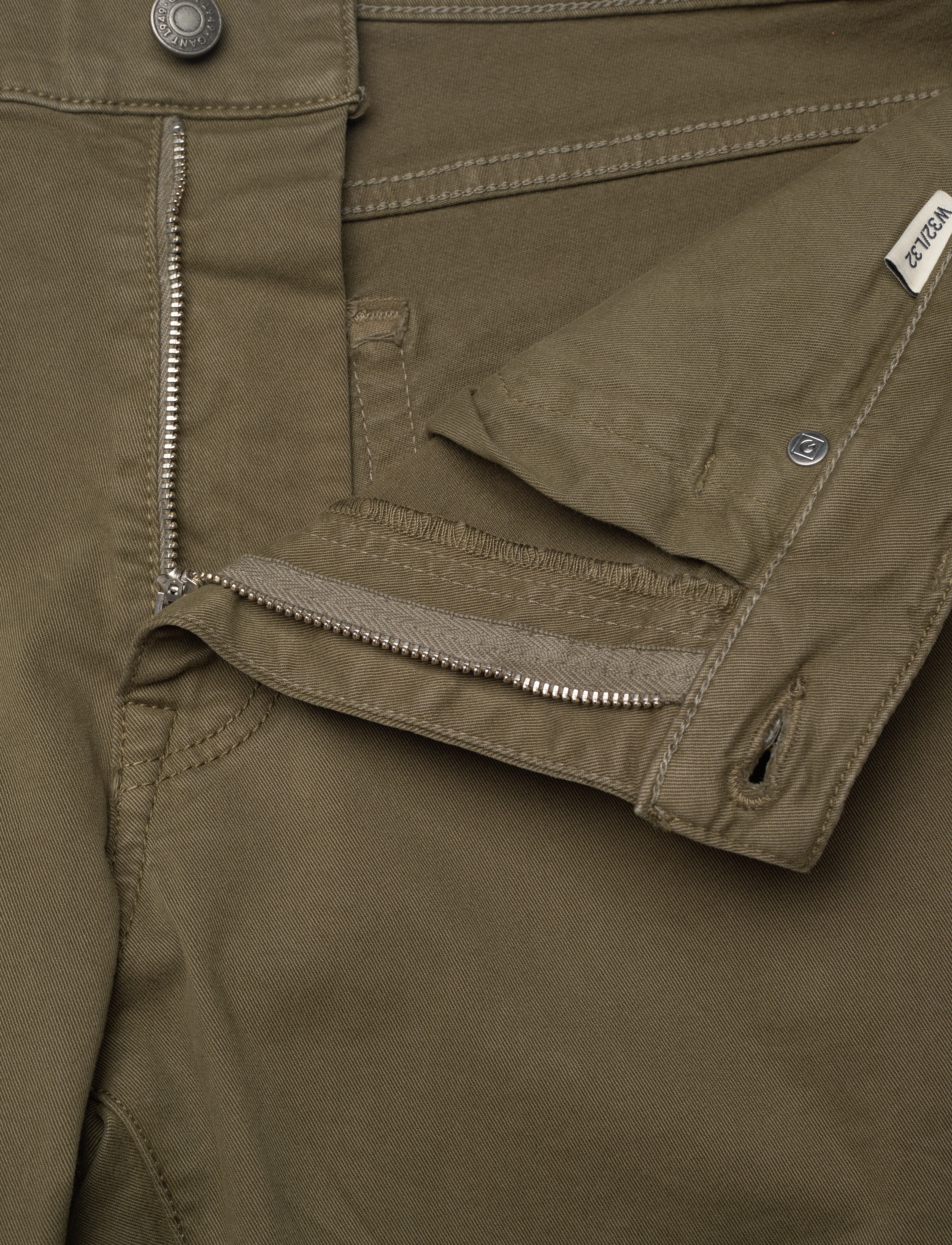 Gant - REGULAR DESERT JEANS - bukser & jeans - juniper green - 3