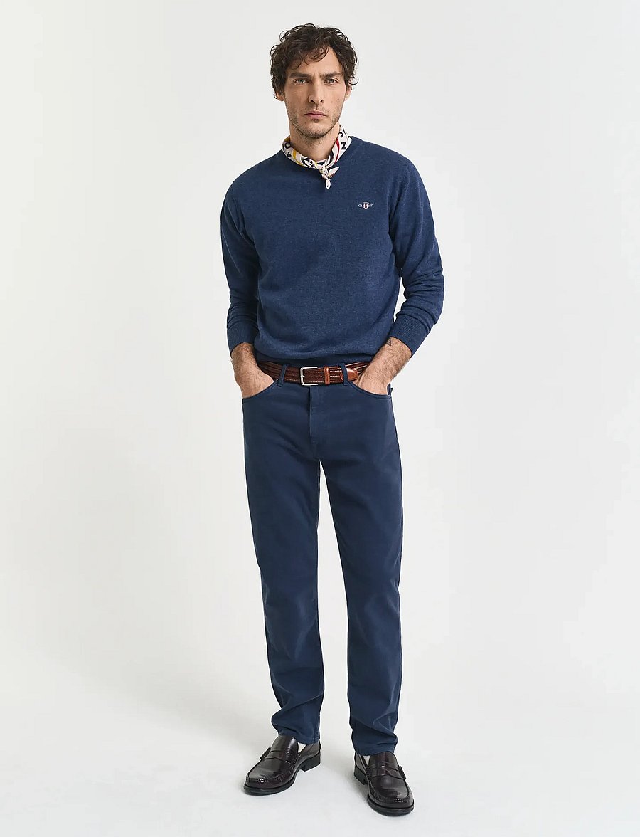 Gant - REGULAR DESERT JEANS - tavalised teksad - marine - 0