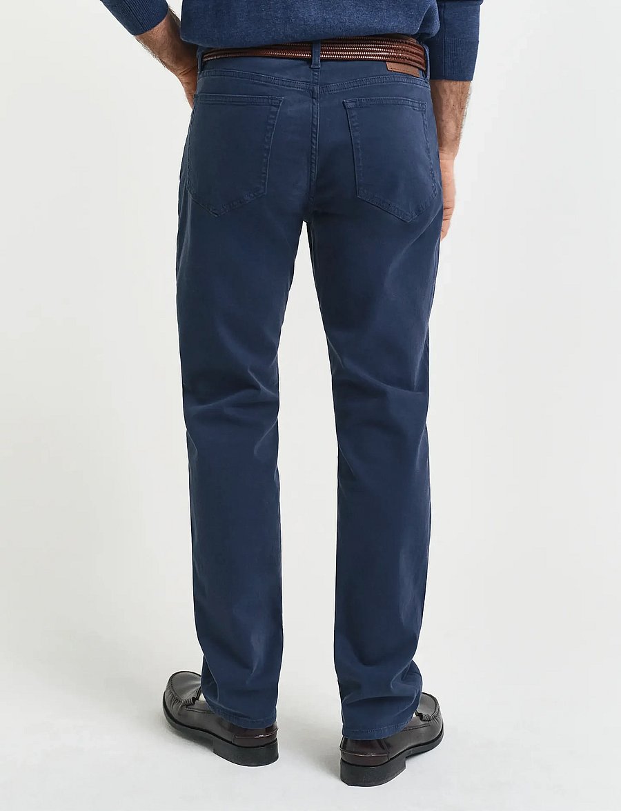 Gant - REGULAR DESERT JEANS - tavalised teksad - marine - 3