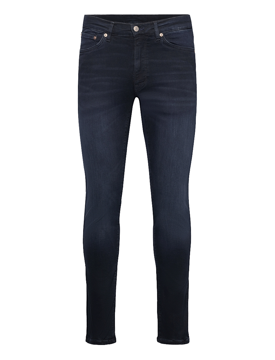 Gant - EXTRA SLIM ACTIVE RECOVER JEANS - slim jeans - black vintage - 1