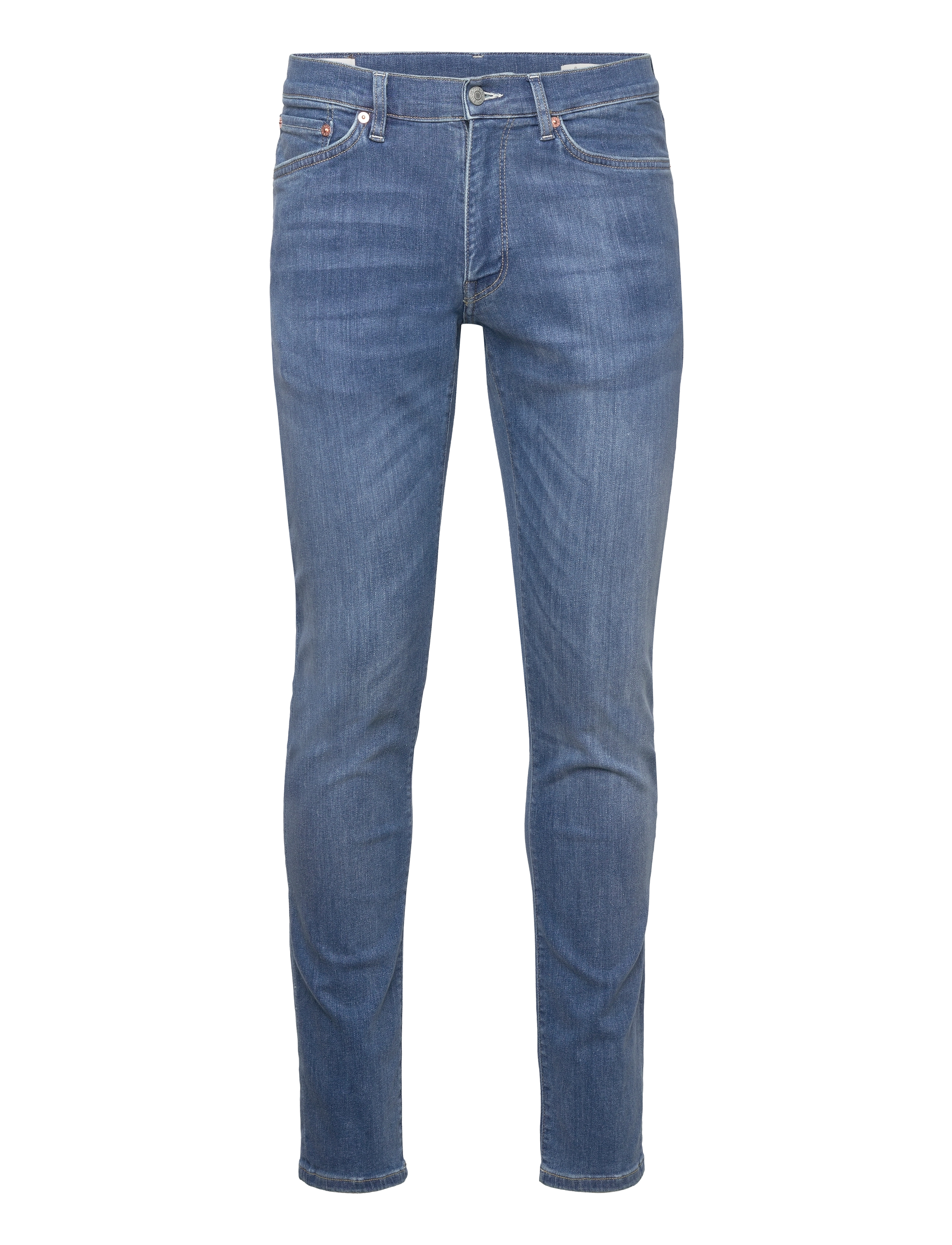 Gant EXTRA SLIM ACTIVE RECOVER JEANS - Gant - MID BLUE BROKEN IN / blue