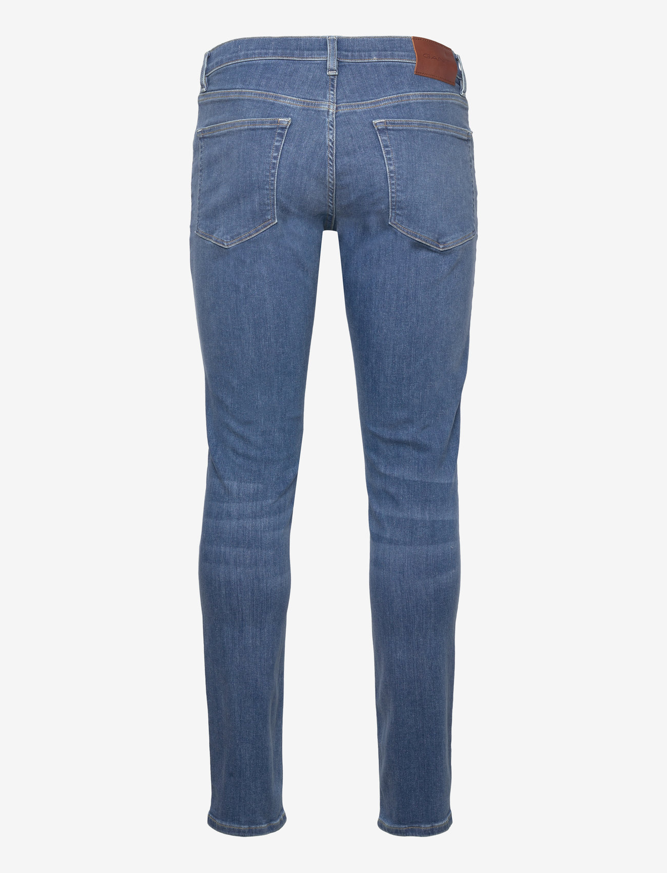 GANT - EXTRA SLIM ACTIVE RECOVER JEANS - broeken & jeans - mid blue broken in - 1
