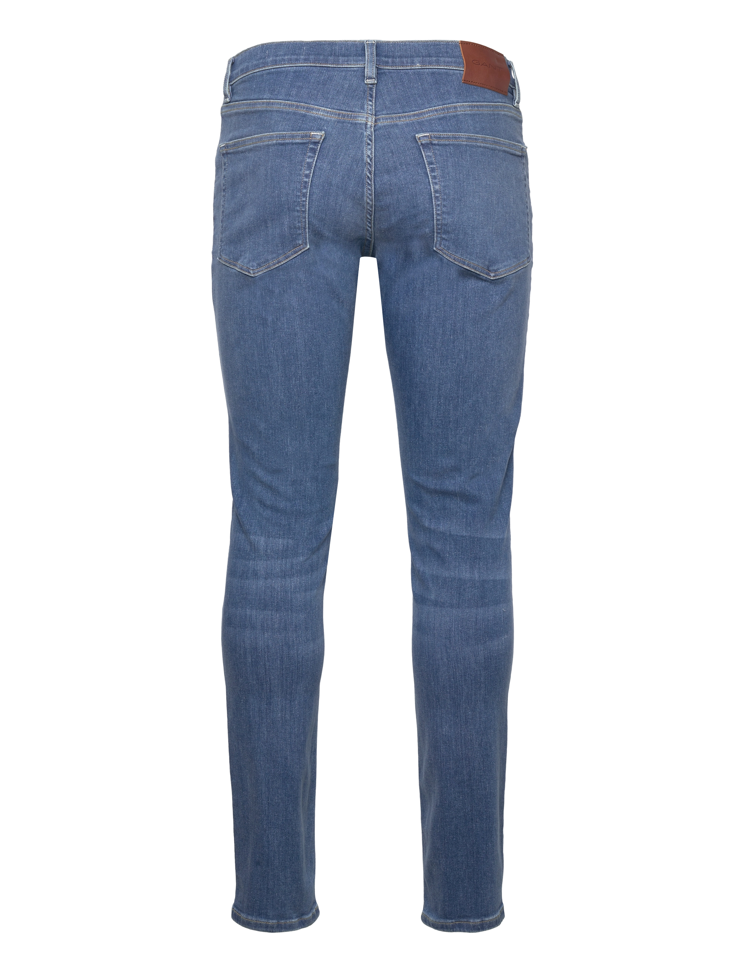 Gant - EXTRA SLIM ACTIVE RECOVER JEANS - kitsad teksad - mid blue broken in - 2