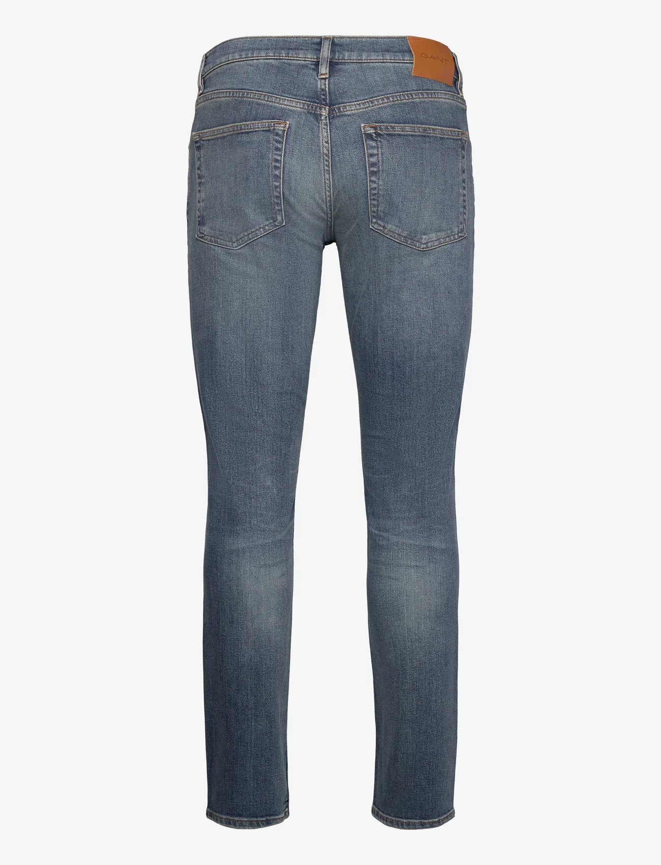 GANT - SLIM ARCHIVE WASH JEANS - slim fit jeans - semi light blue archive - 1