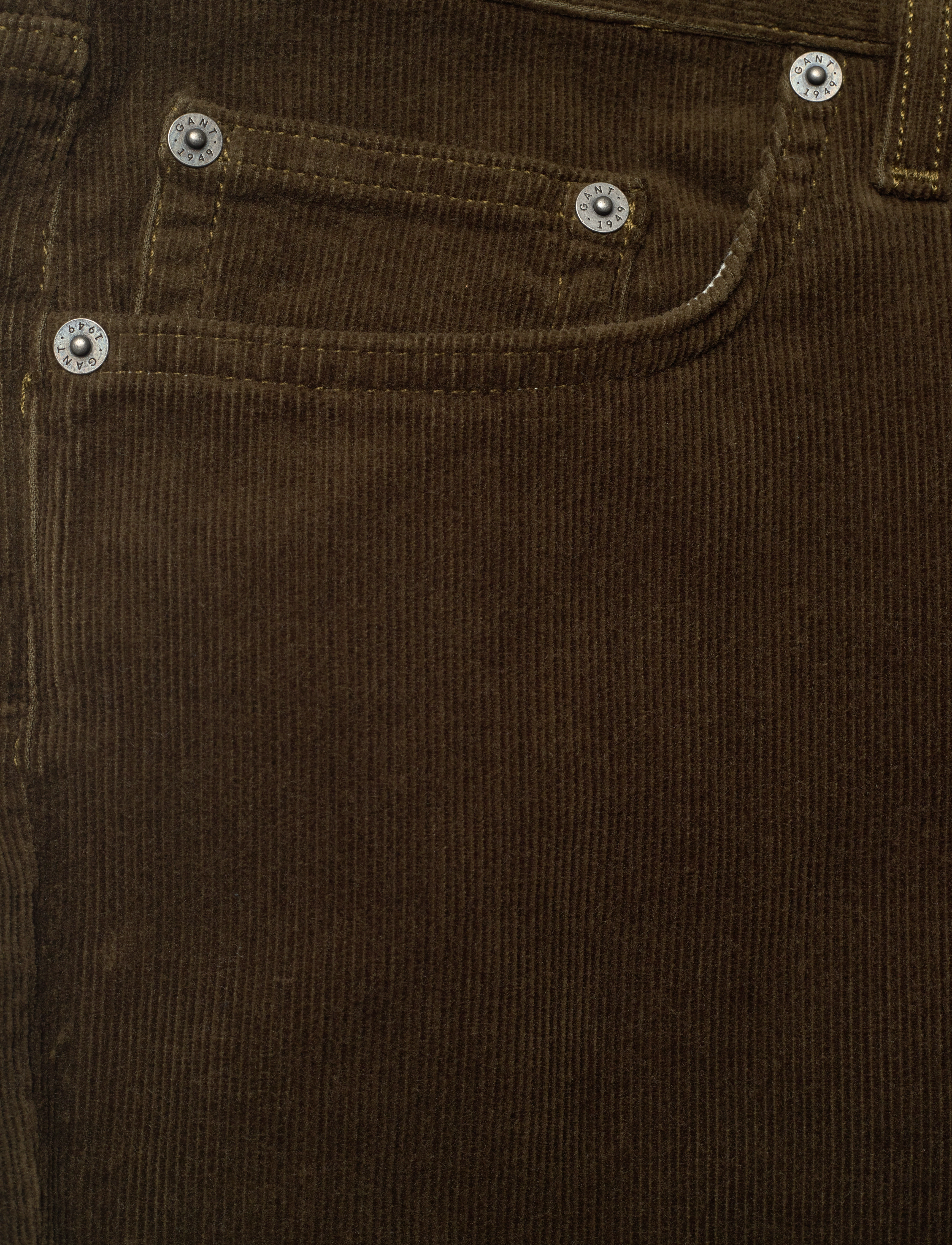 GANT - SLIM CORD JEANS - dark cactus - 2
