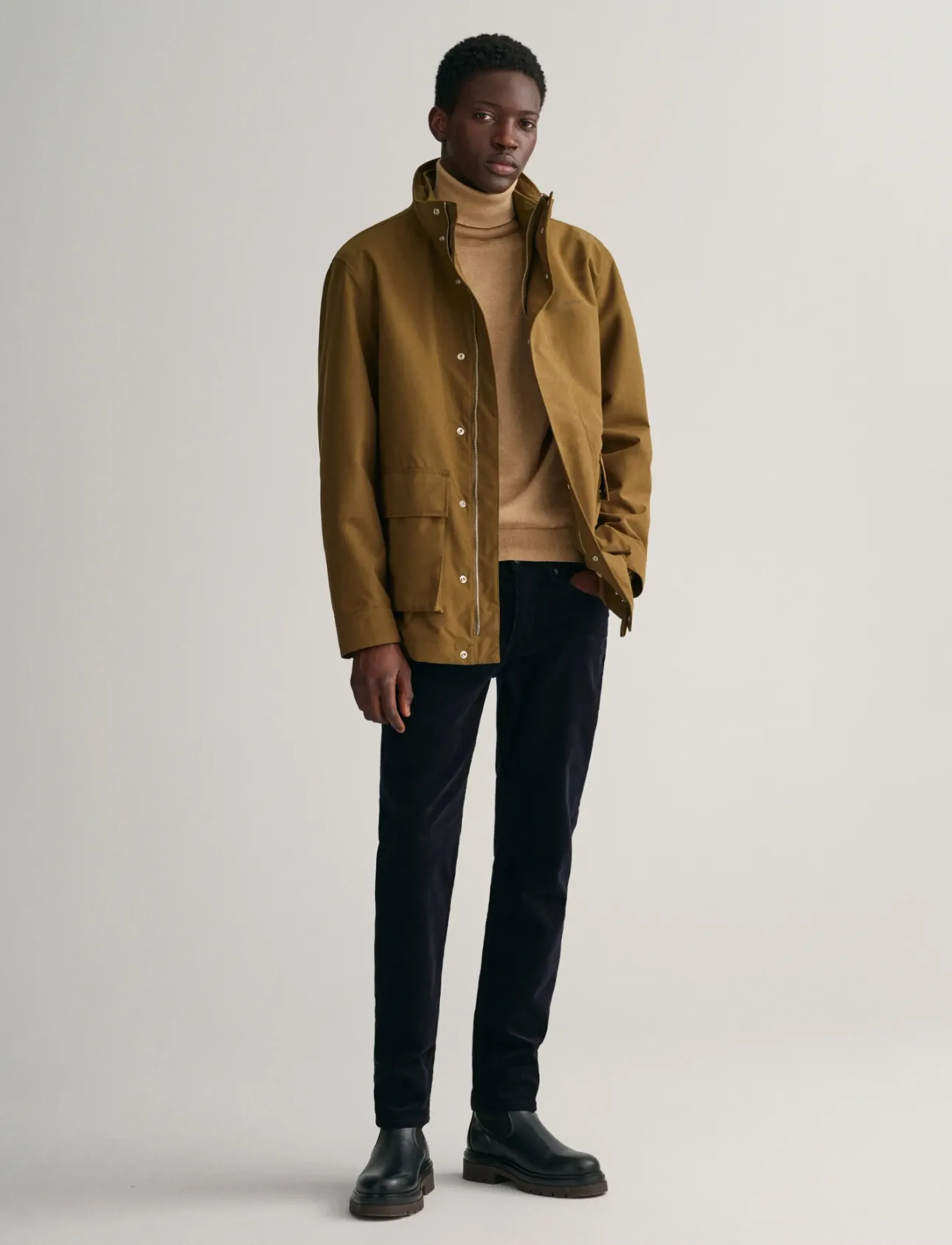 GANT - SLIM CORD JEANS - evening blue - 5