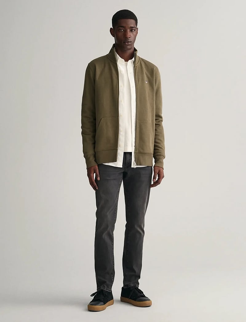 GANT - EXTRA SLIM ACTIVE REC BLK JEANS - slim jeans - black worn in - 0