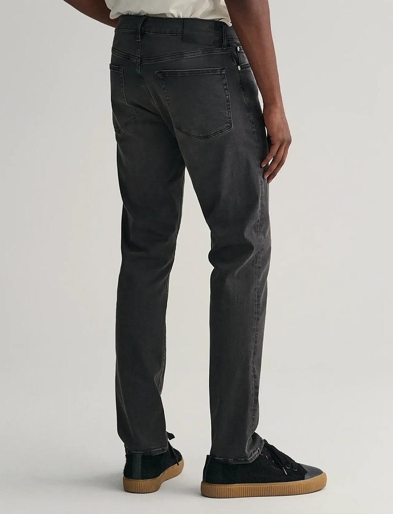 GANT - EXTRA SLIM ACTIVE REC BLK JEANS - slim jeans - black worn in - 3