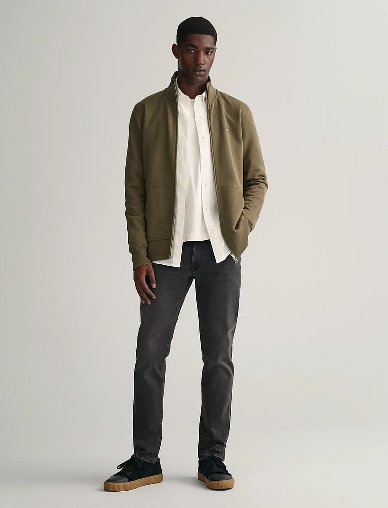 GANT - EXTRA SLIM ACTIVE REC BLK JEANS - slim jeans - black worn in - 5