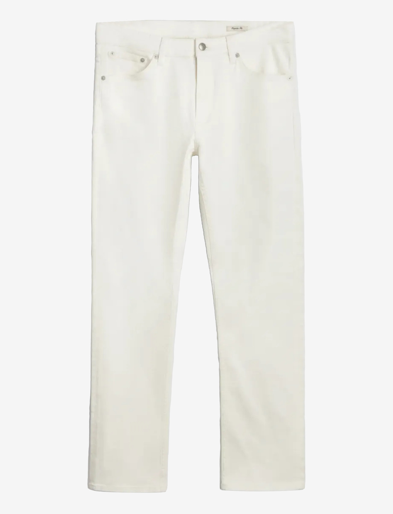 Gant - REG WHITE JEANS - regular jeans - eggshell - 1