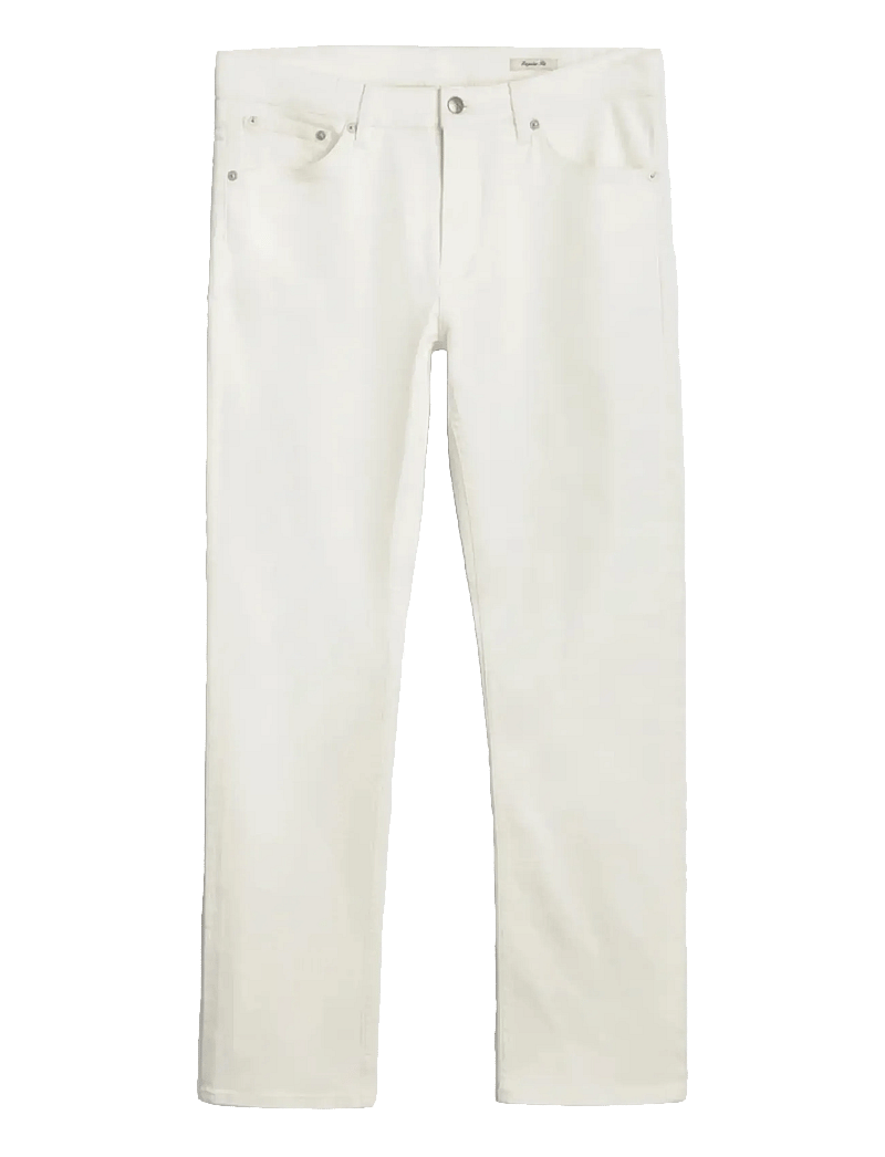 Gant - REG WHITE JEANS - regular jeans - eggshell - 1