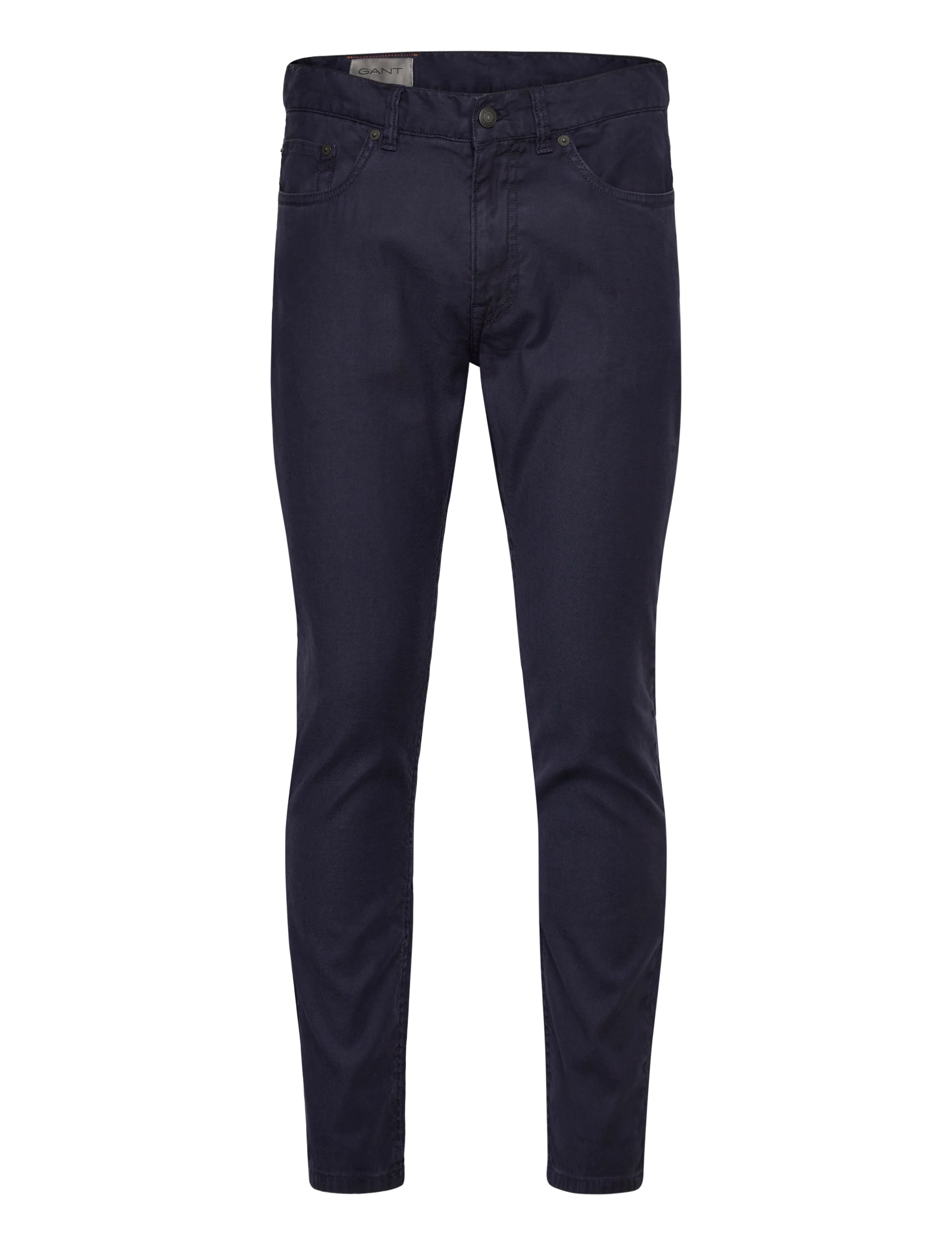 GANT SLIM COT/LINEN JEANS - GANT - EVENING BLUE / navy