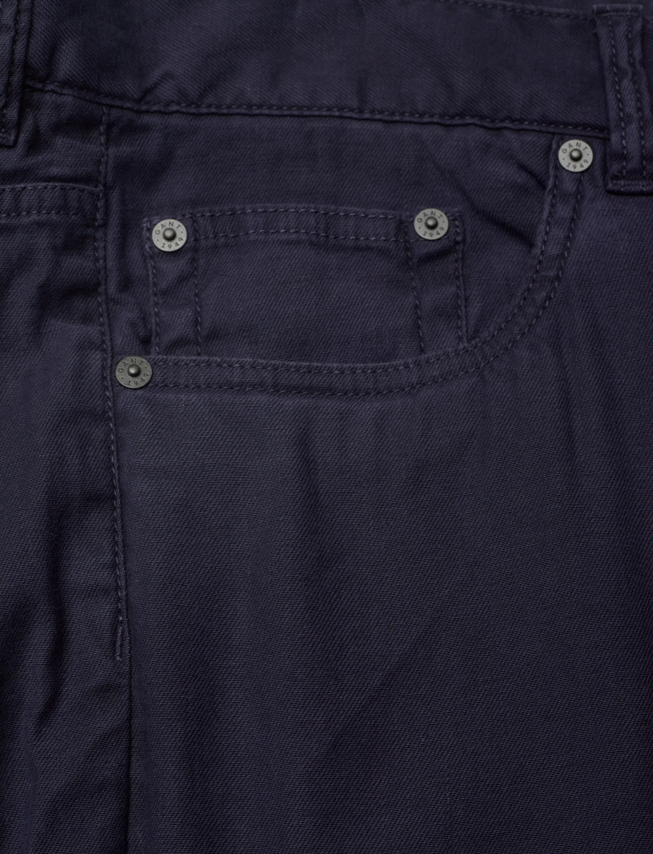 Gant - SLIM COT/LINEN JEANS - slim jeans - evening blue - 2