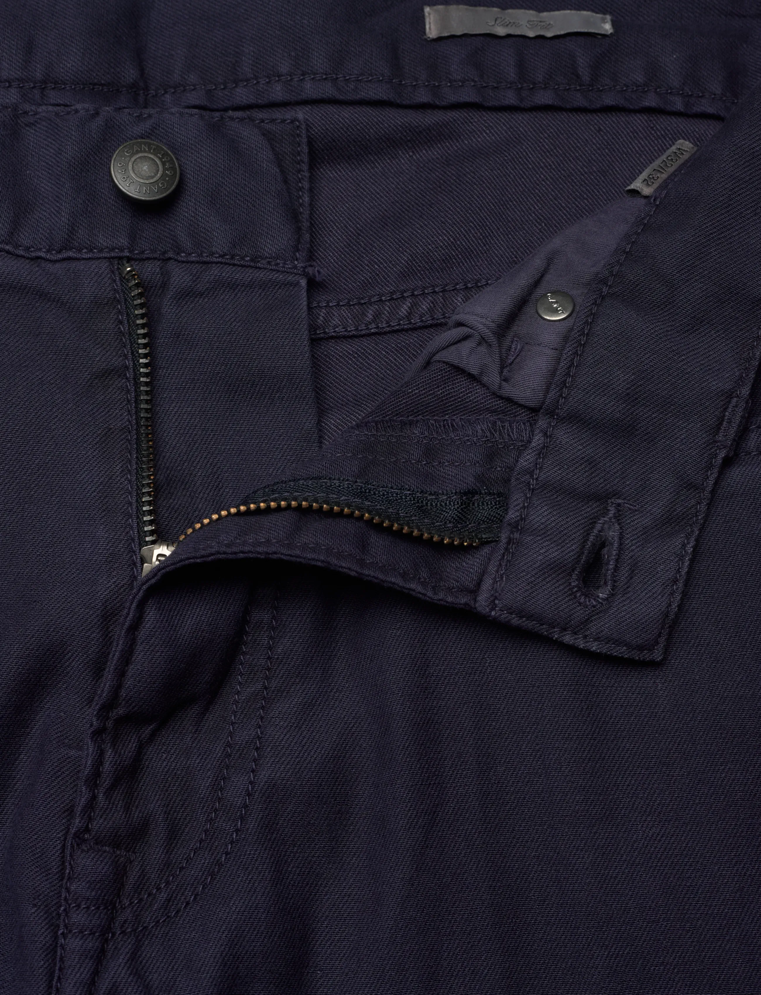 Gant - SLIM COT/LINEN JEANS - slim jeans - evening blue - 3